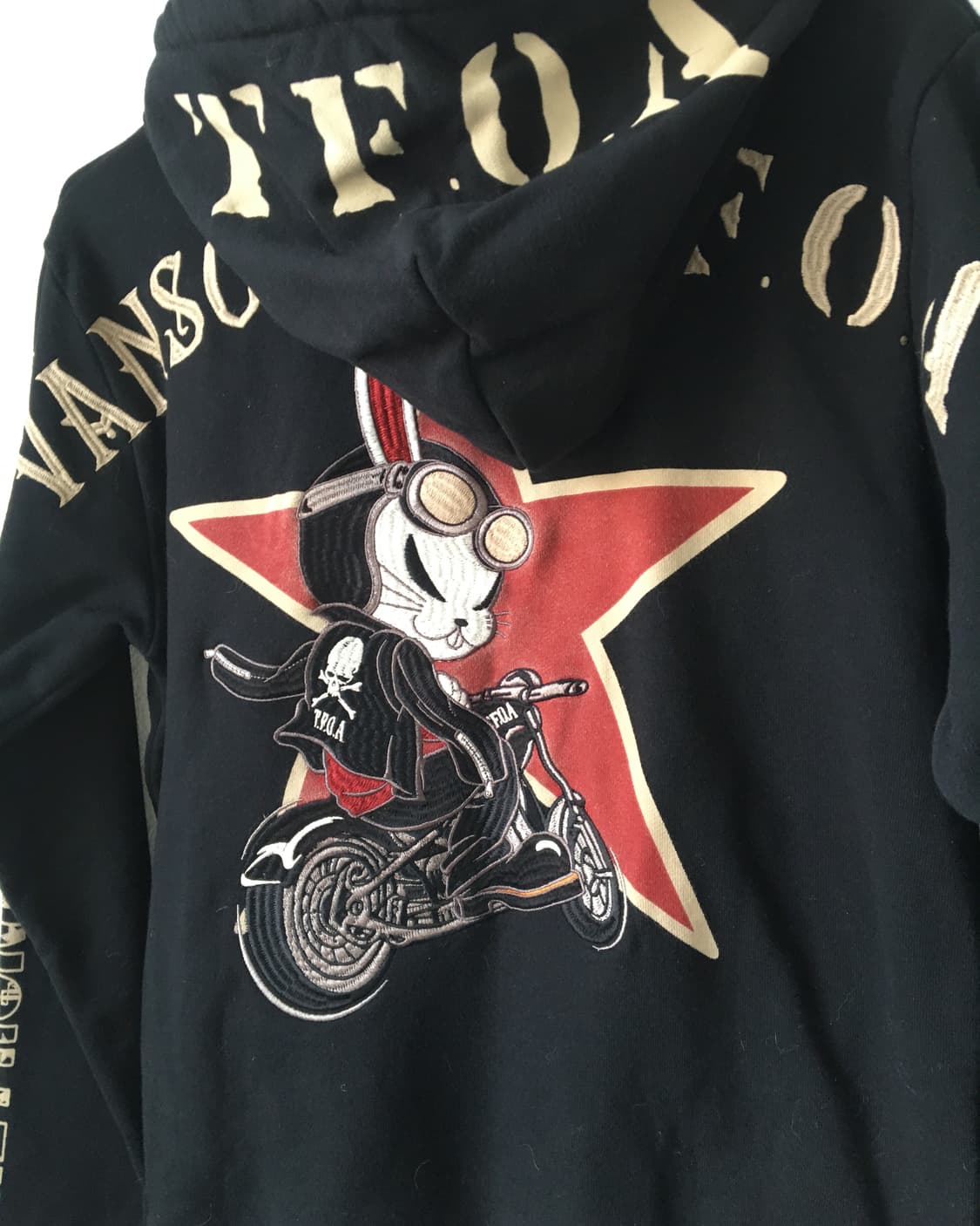 Vanson x tfoa hood zip up 상품이미지5
