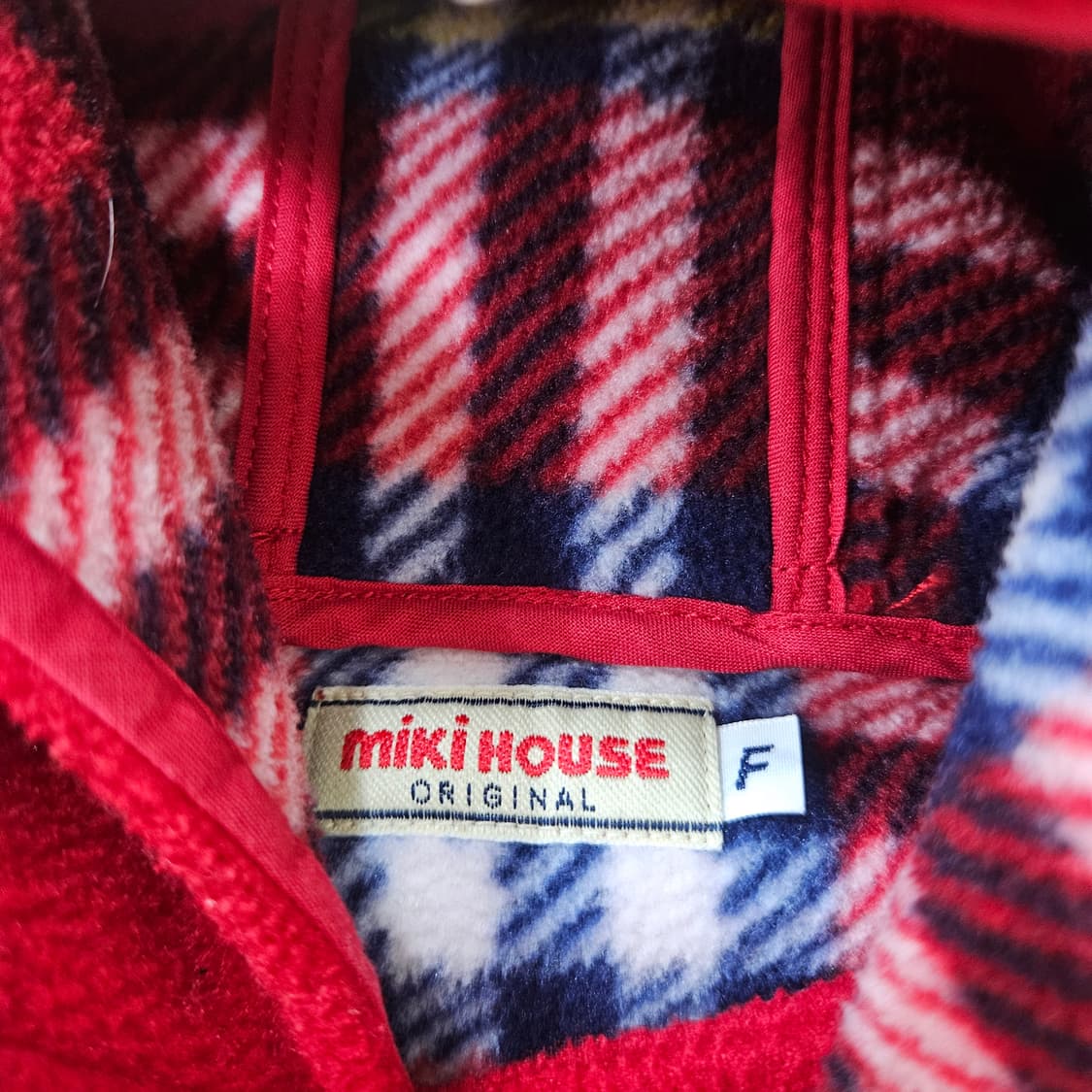 F 미키하우스 더블 버튼 후리스 케이프 0327Y 상품이미지3