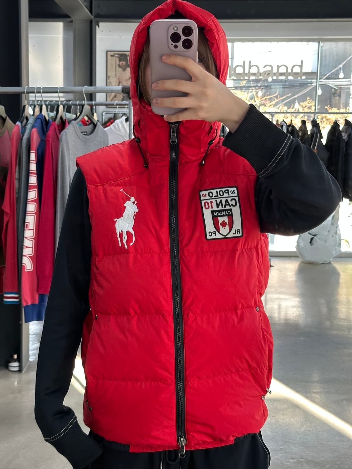 폴로랄프로렌 치프키프 캐나다 투웨이 푸퍼베스트 상품이미지4