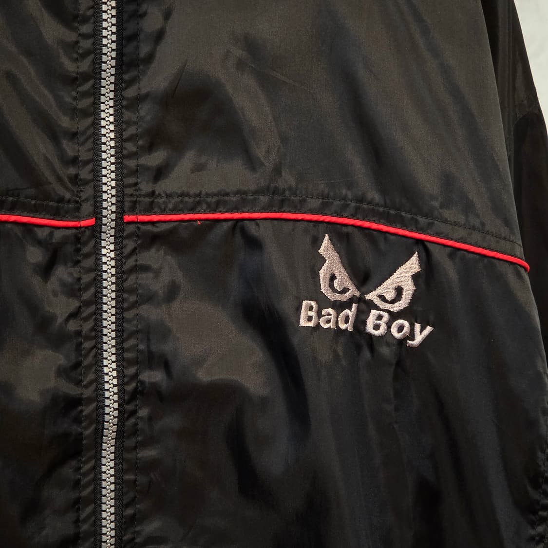배드보이 블랙 레드 자수 올드스쿨 바람막이 상품이미지7