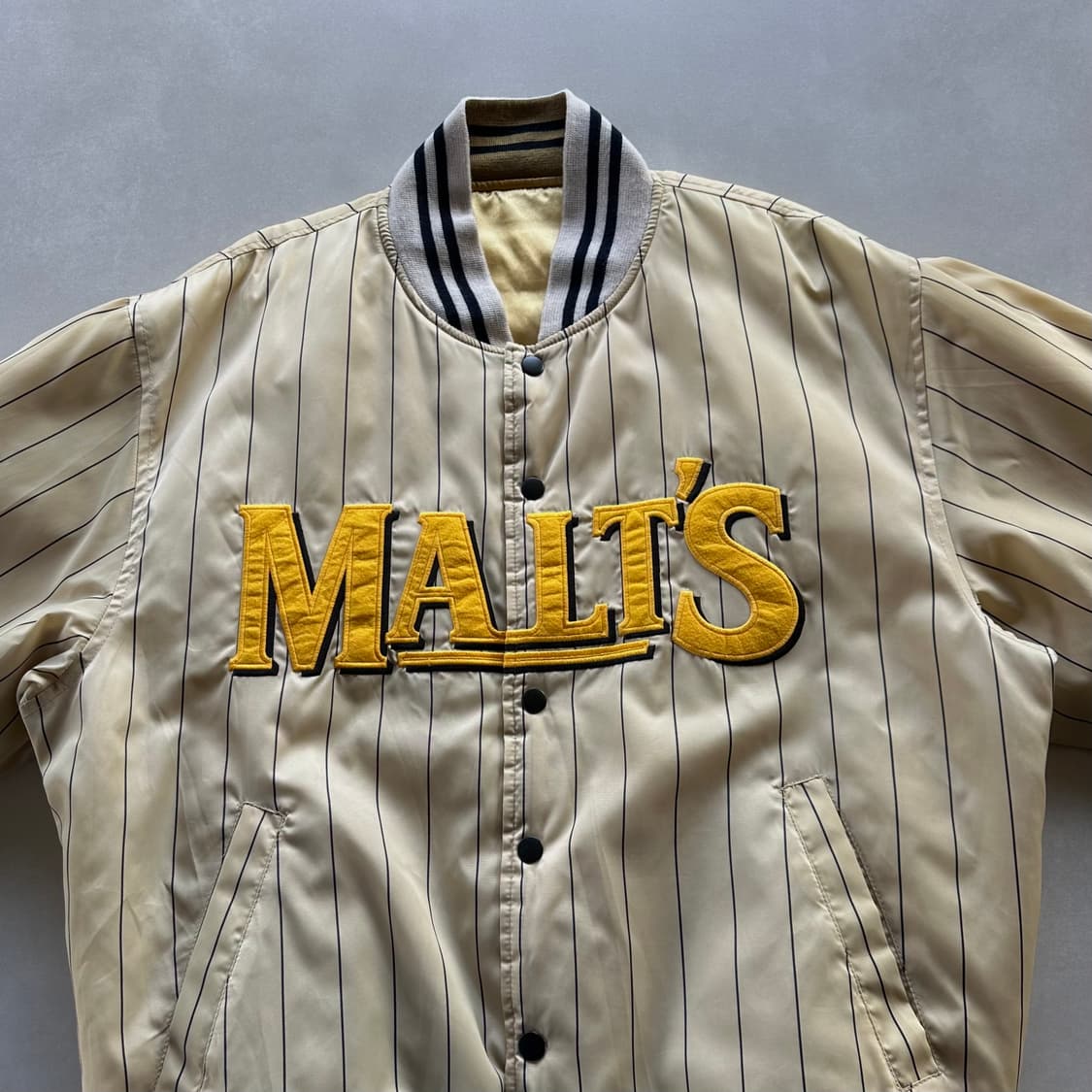 [L]산토리 멜츠 비어 리버시블 베이스볼 자켓 상품이미지5