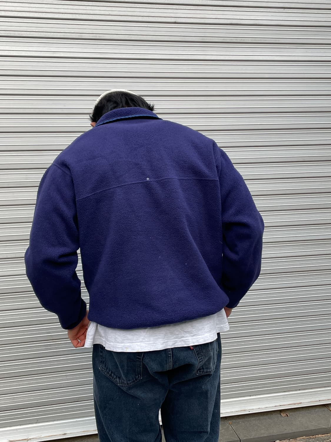 90s Patagonia Synchilla Purple SnapT 상품이미지5