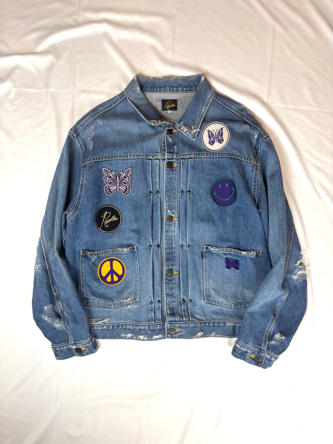 Needles 패치 데님 자켓 상품이미지2