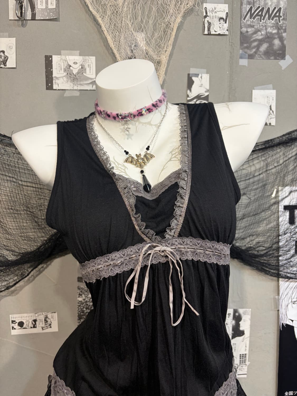 Fairy lace ribbon sleeveless 상품이미지8