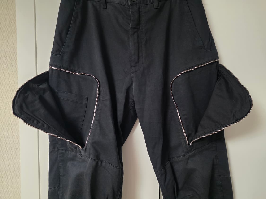 스톤아일랜드 쉐도우 프로젝트 울 혼방 카고팬츠 48 사이즈 상품이미지7
