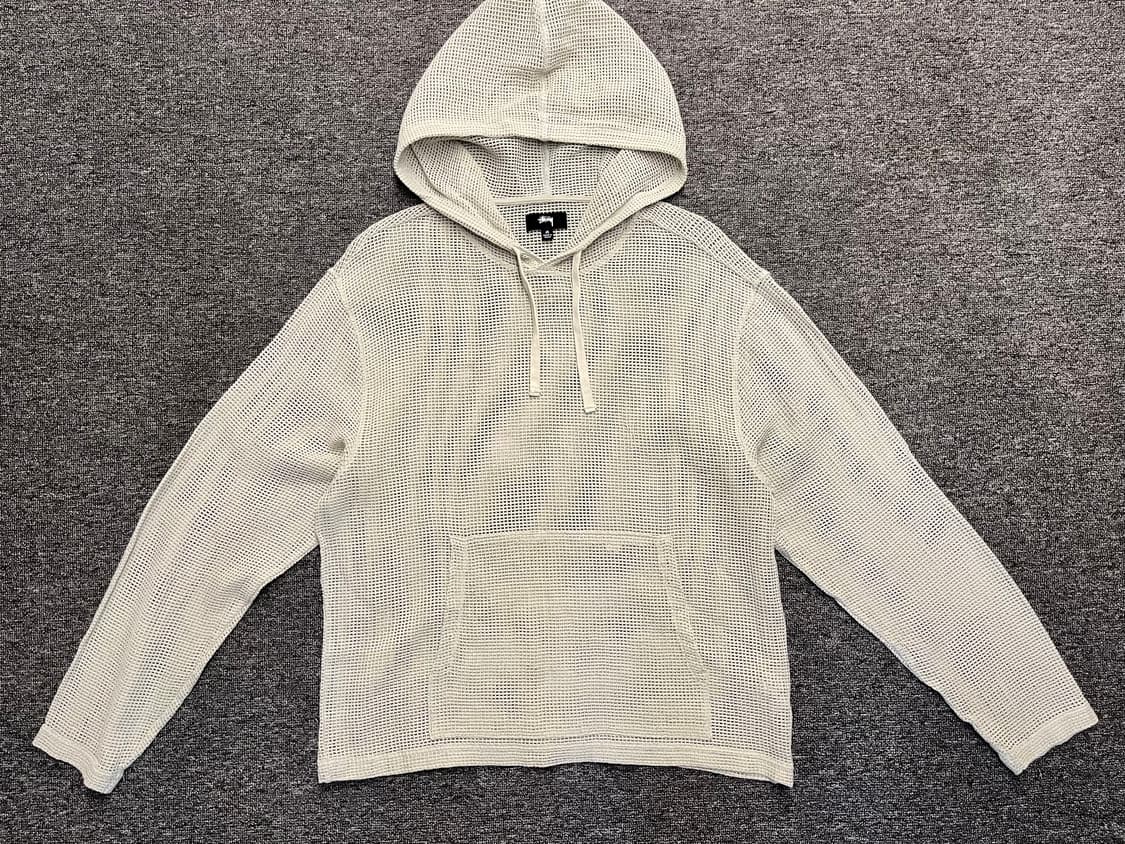 [90~95] 스투시 메쉬 후드티 민트 M  상품이미지1