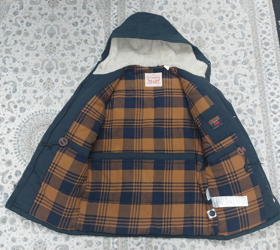 리바이스후드 털 안감 야상 점퍼 M (크게나옴) 상품이미지2