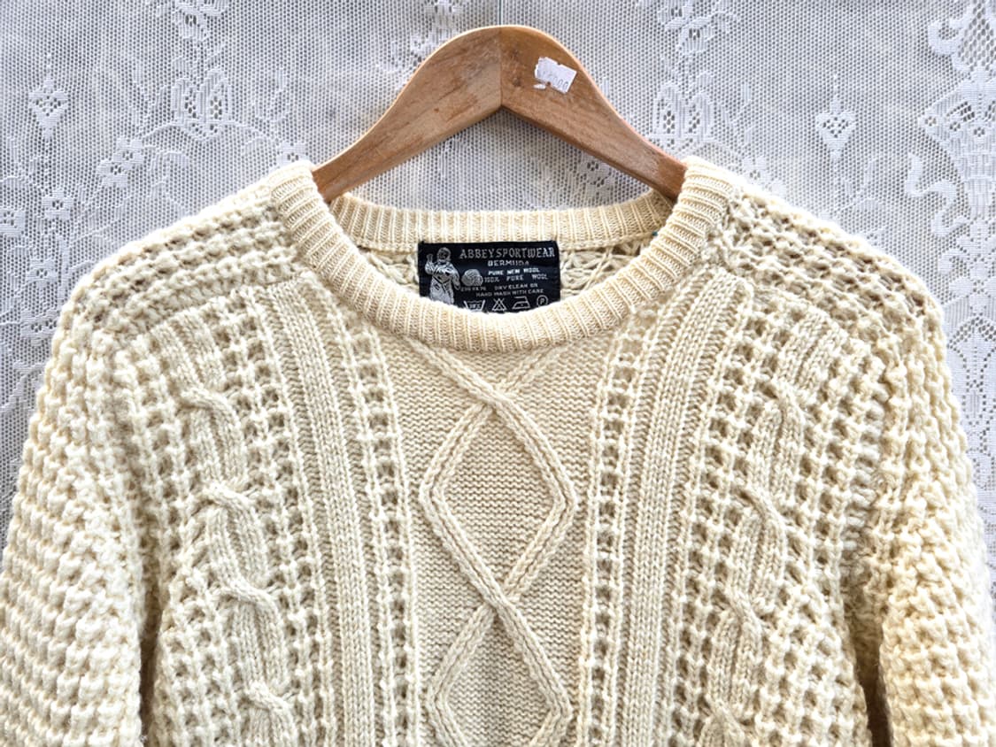 80-90s 빈티지 피셔맨 니트 상품이미지2