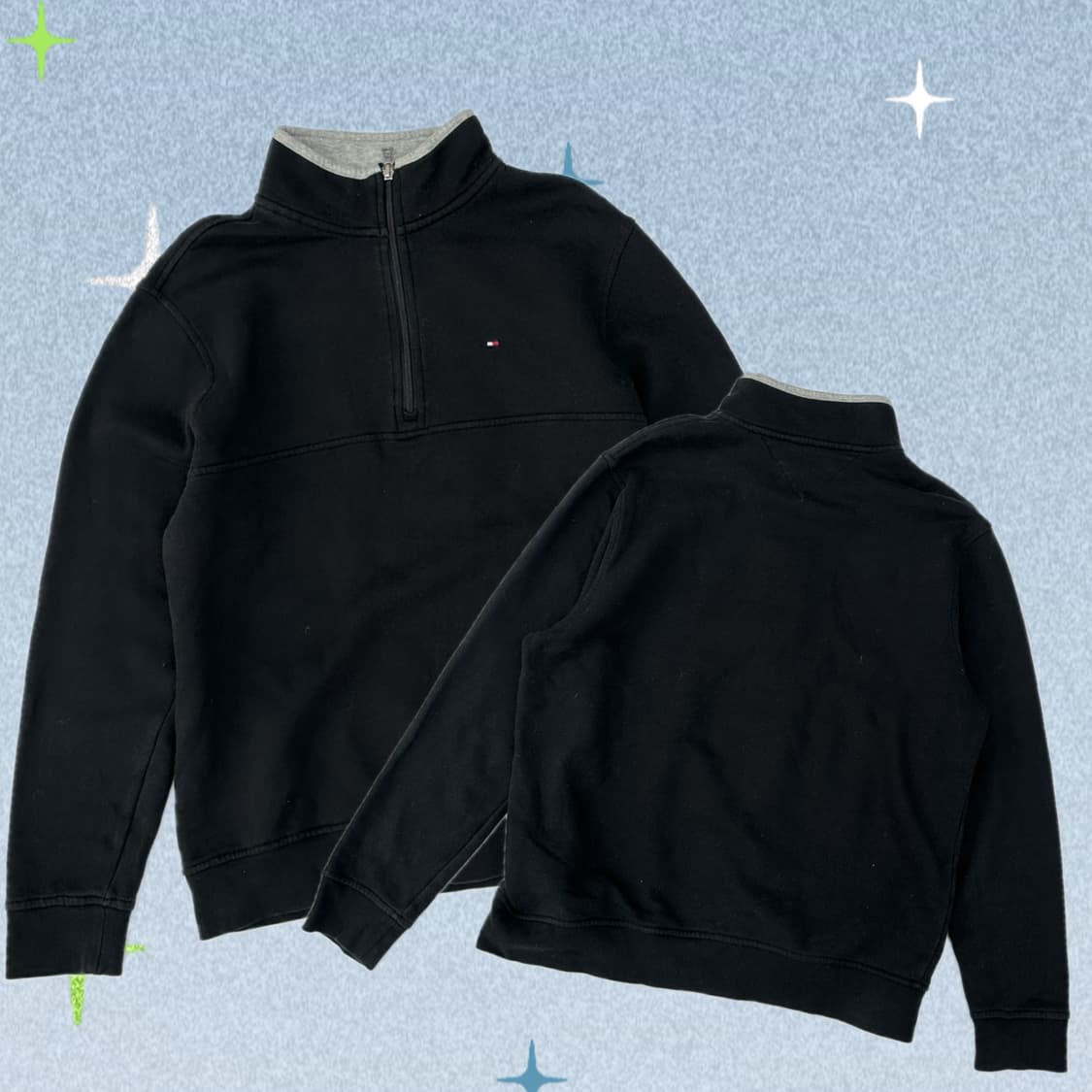 타미 힐피거 아노락 집업 맨투맨 기모 시티보이 아메카지  상품이미지1