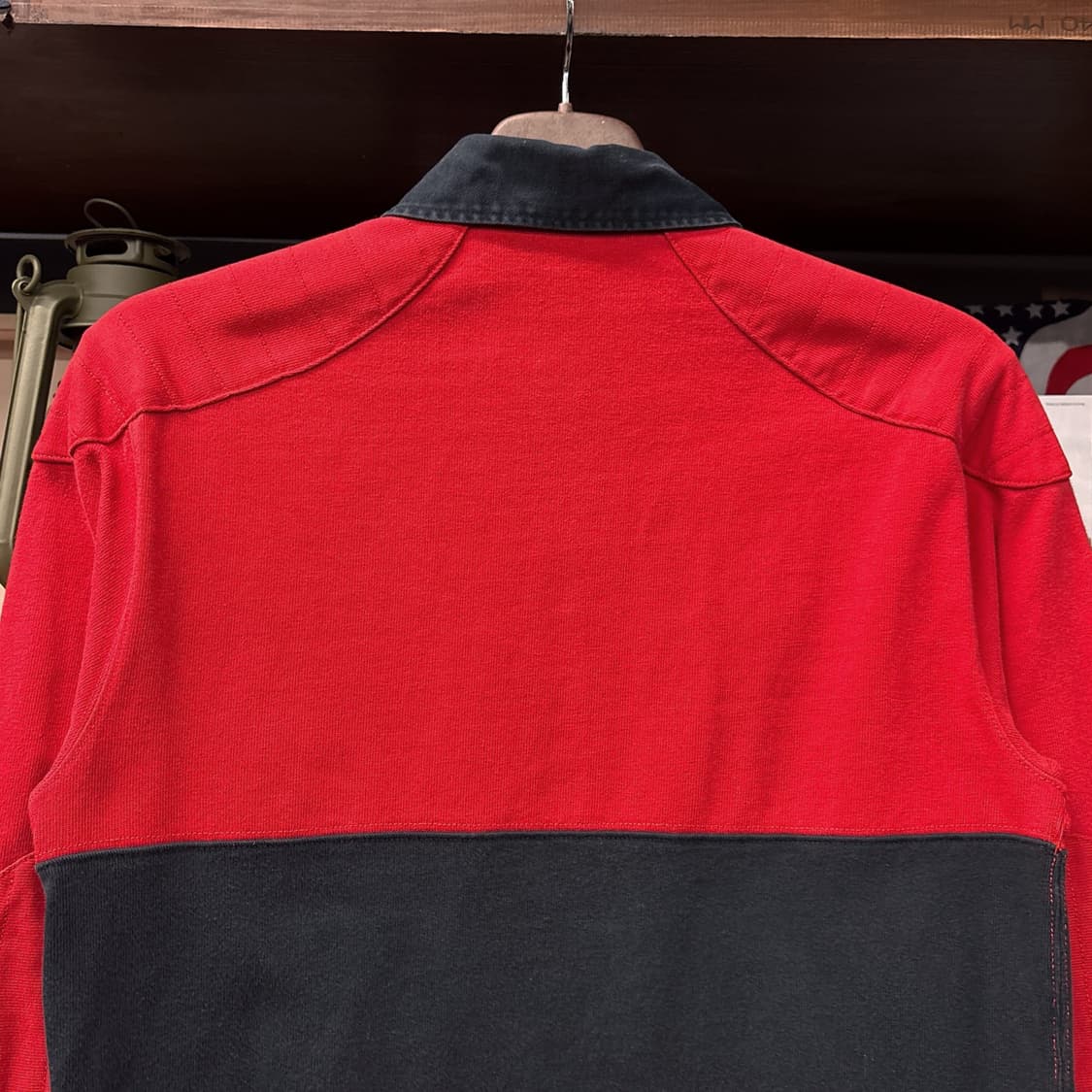 90s 폴로 랄프로렌 RL 자수 와펜 클래식 프레피 럭비티 N806 상품이미지7