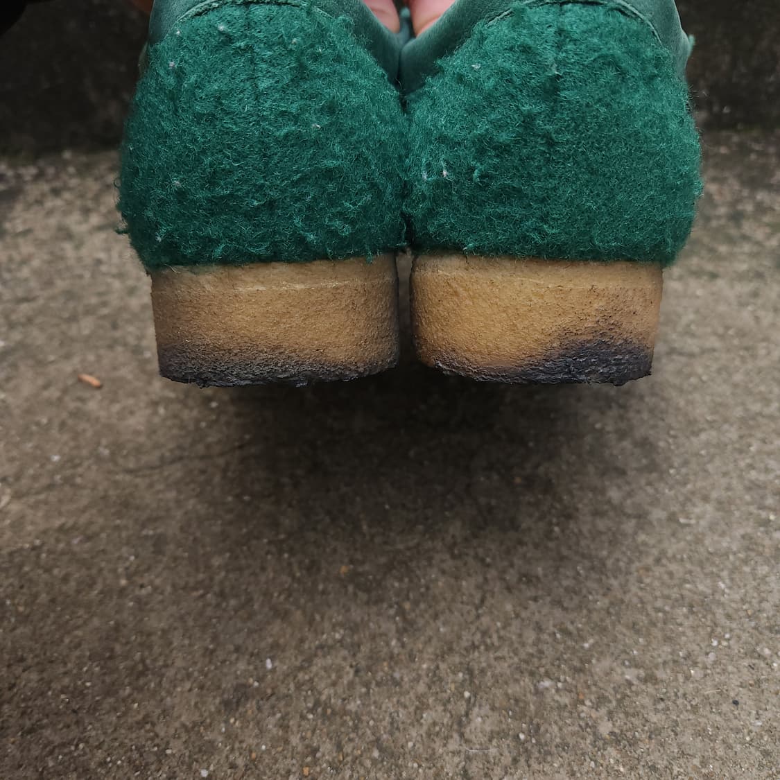 [260~265]클락스 x 에메 레온 도르 왈라비 카센티노 울 다크 그린 상품이미지6