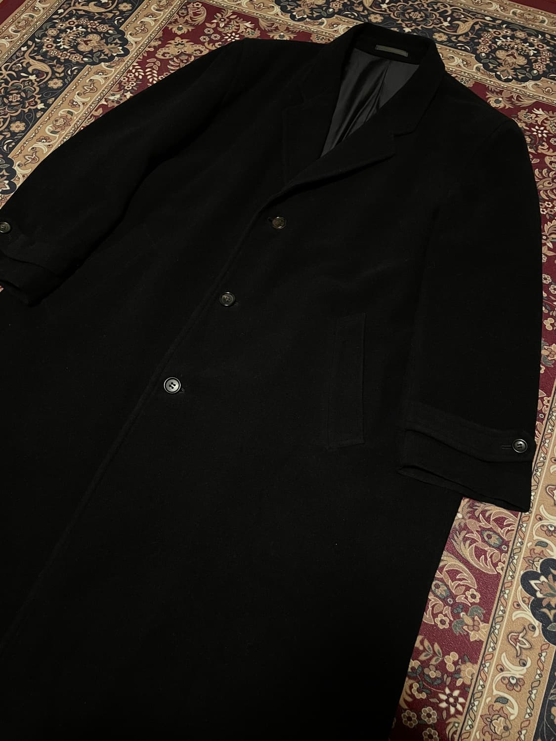 [M] 80’s 꼼데가르송 옴므 쓰리버튼 울 코트 AD1988 상품이미지3