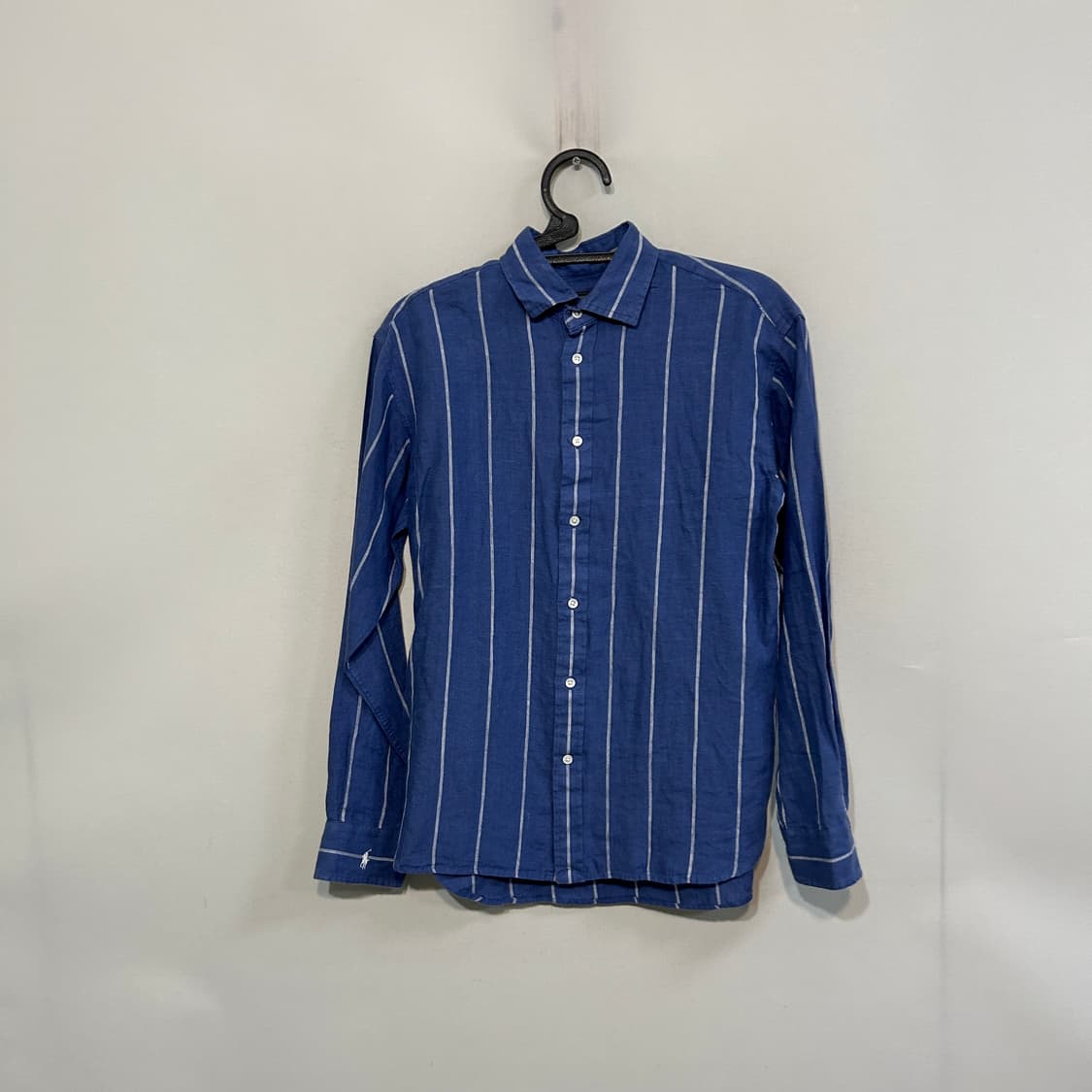 폴로 스트라이프 린넨셔츠 여성 상품이미지1