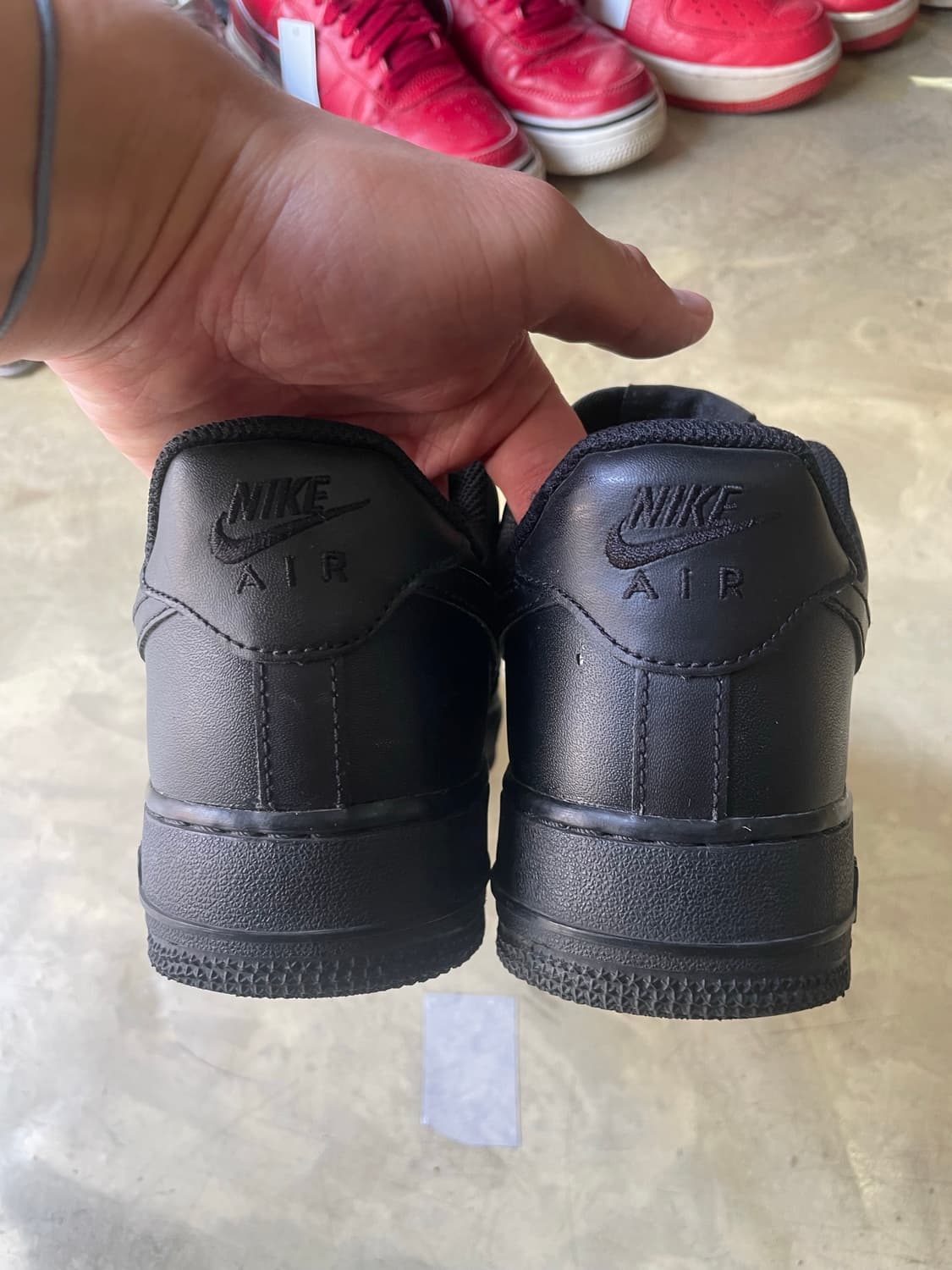 나이키 에어포스 1 블랙 250 상품이미지5