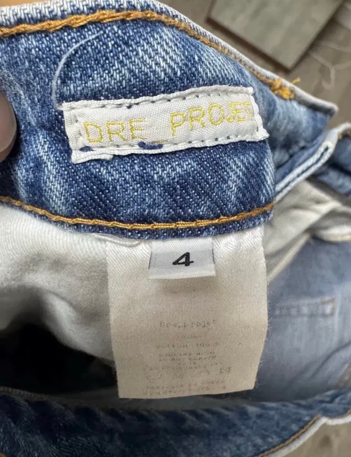 드레프로젝트 dre projet 05 데님 4사이즈 상품이미지2