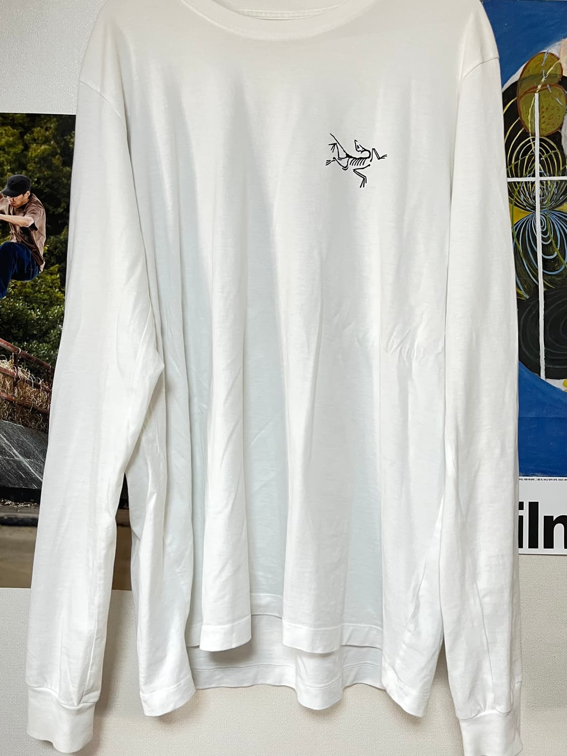 아크테릭스 아크멀티 버드 로고 롱슬리브 티셔츠 화이트 라이트 상품이미지4
