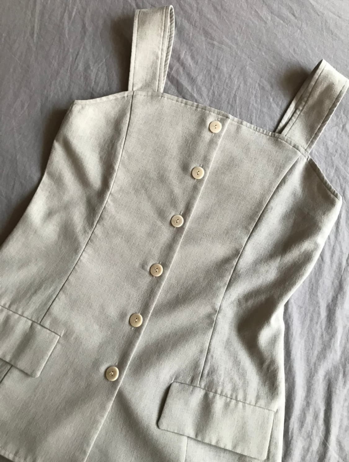 Ged 스퀘어넥 베스트 & 와이드팬츠 셋업 상품이미지8