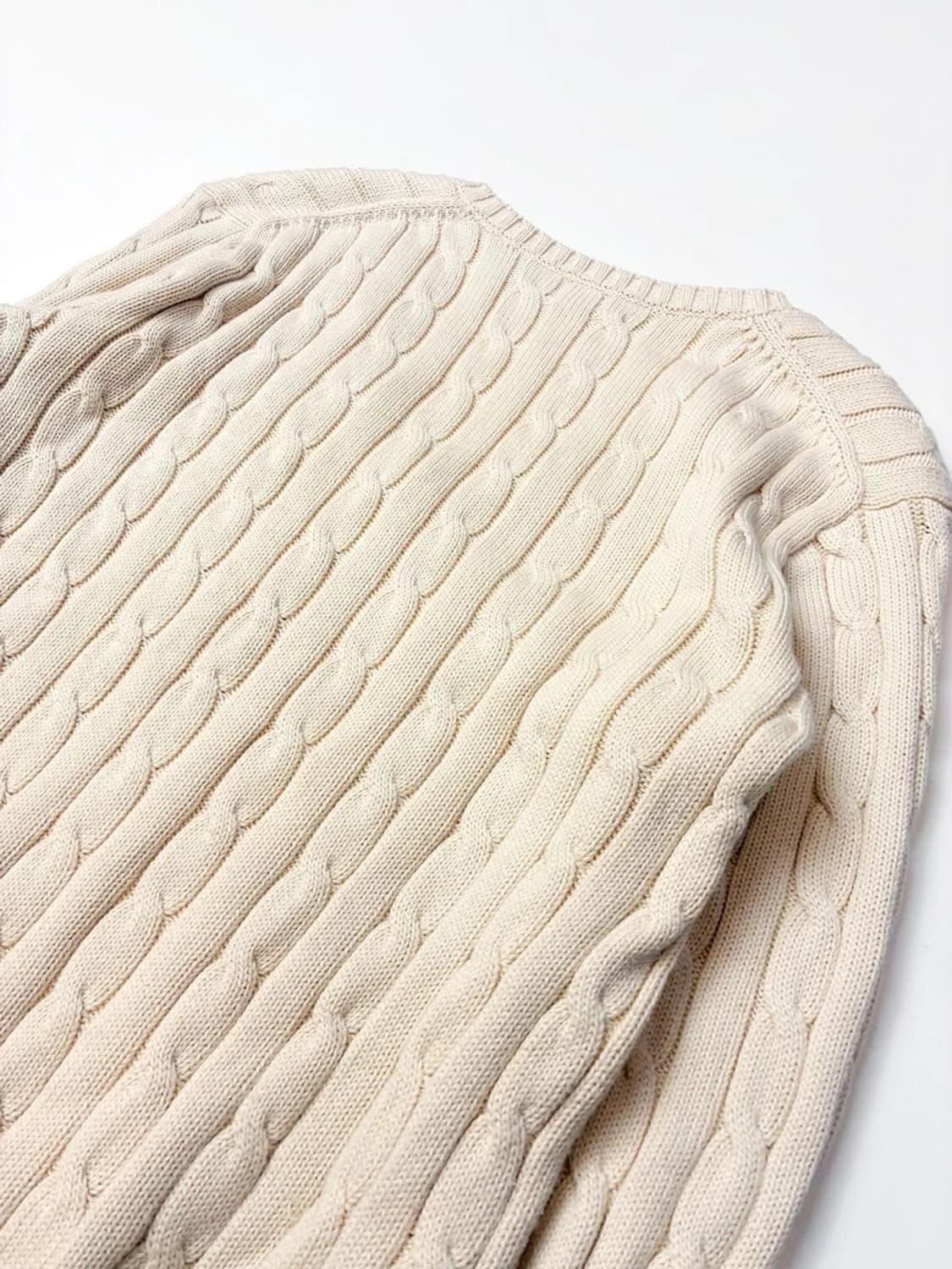 폴로 랄프로렌 QR 꽈배기 코튼 니트 PN5193 상품이미지4