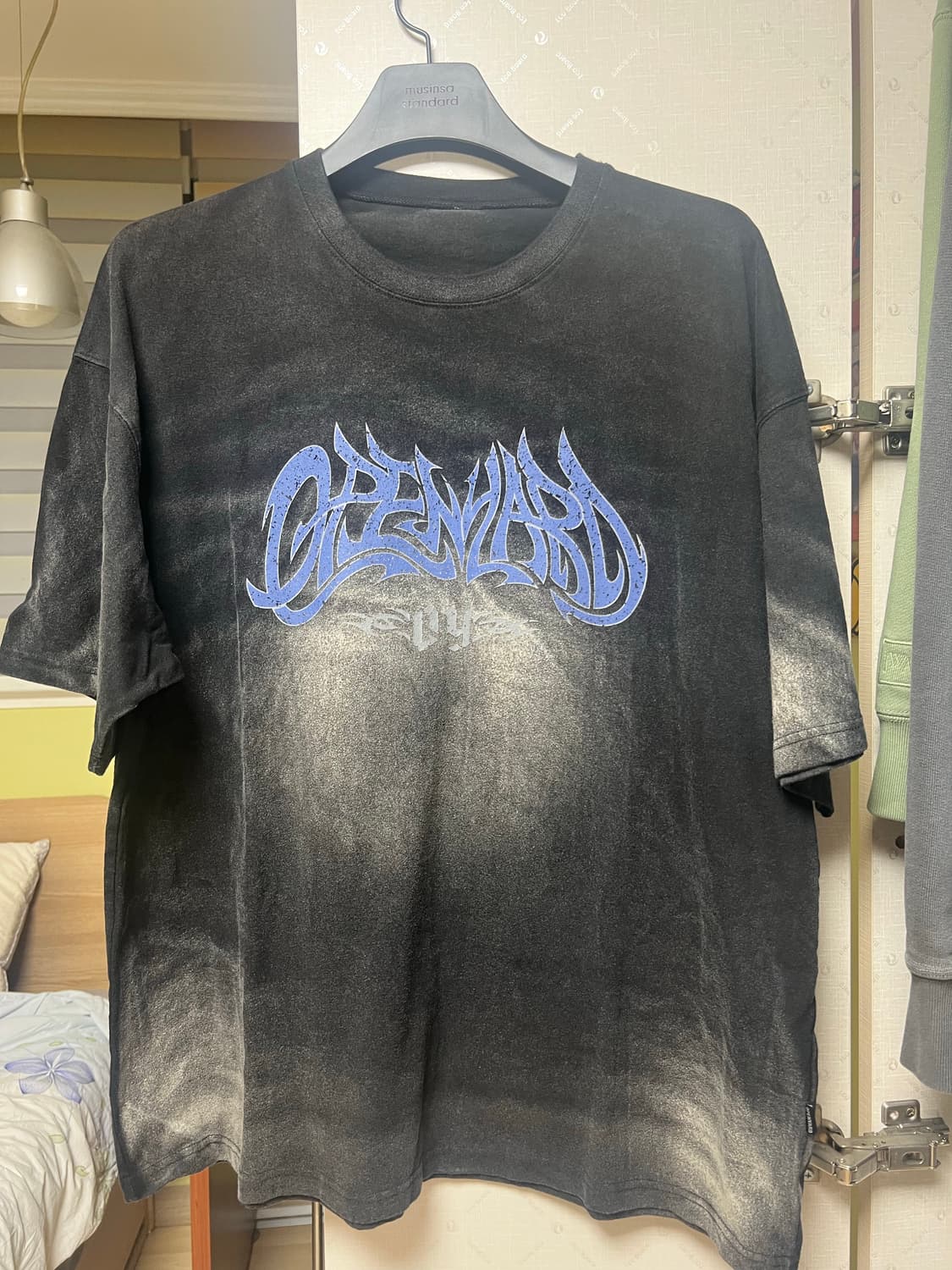 오와이 VINTAGE WASHED OPYD T-BLACK 상품이미지1