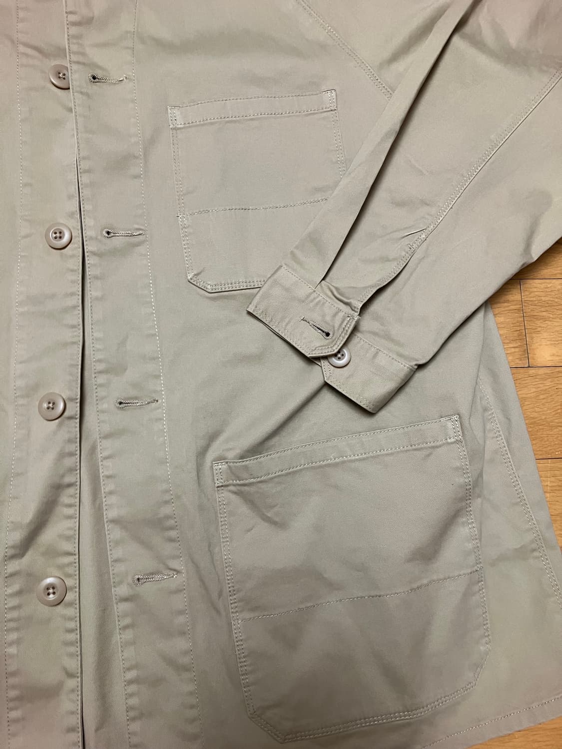 유니클로 유틸리티 자켓 베이지 XXL 상품이미지6