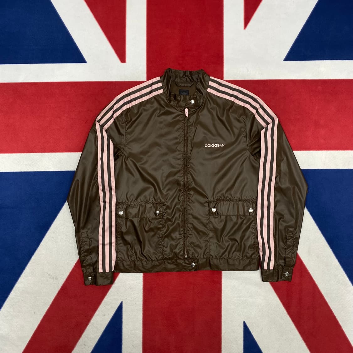 아디다스 브라운핑크 바람막이 90 상품이미지1