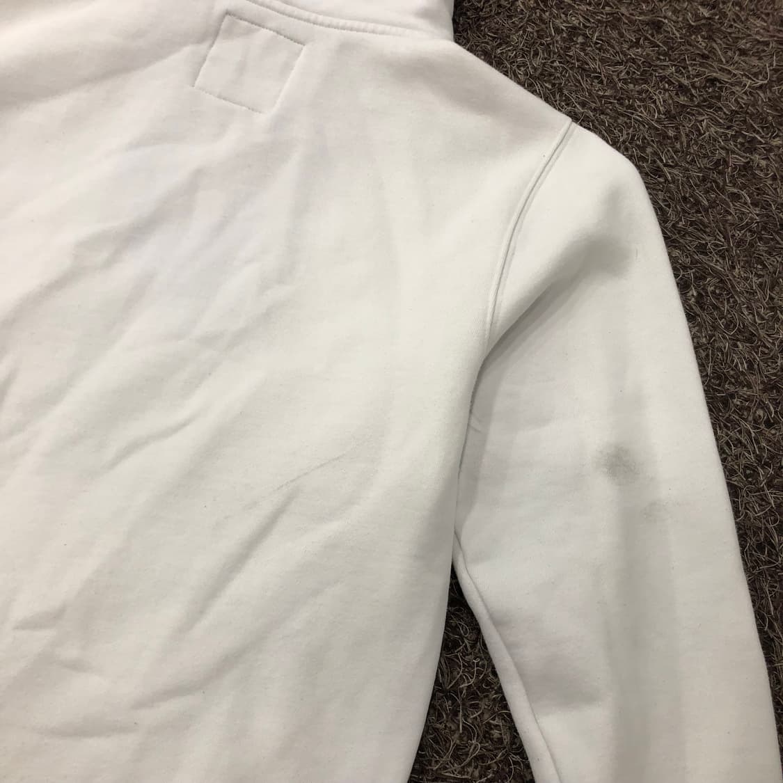 S 반스 로고 화이트 후드티 상품이미지4