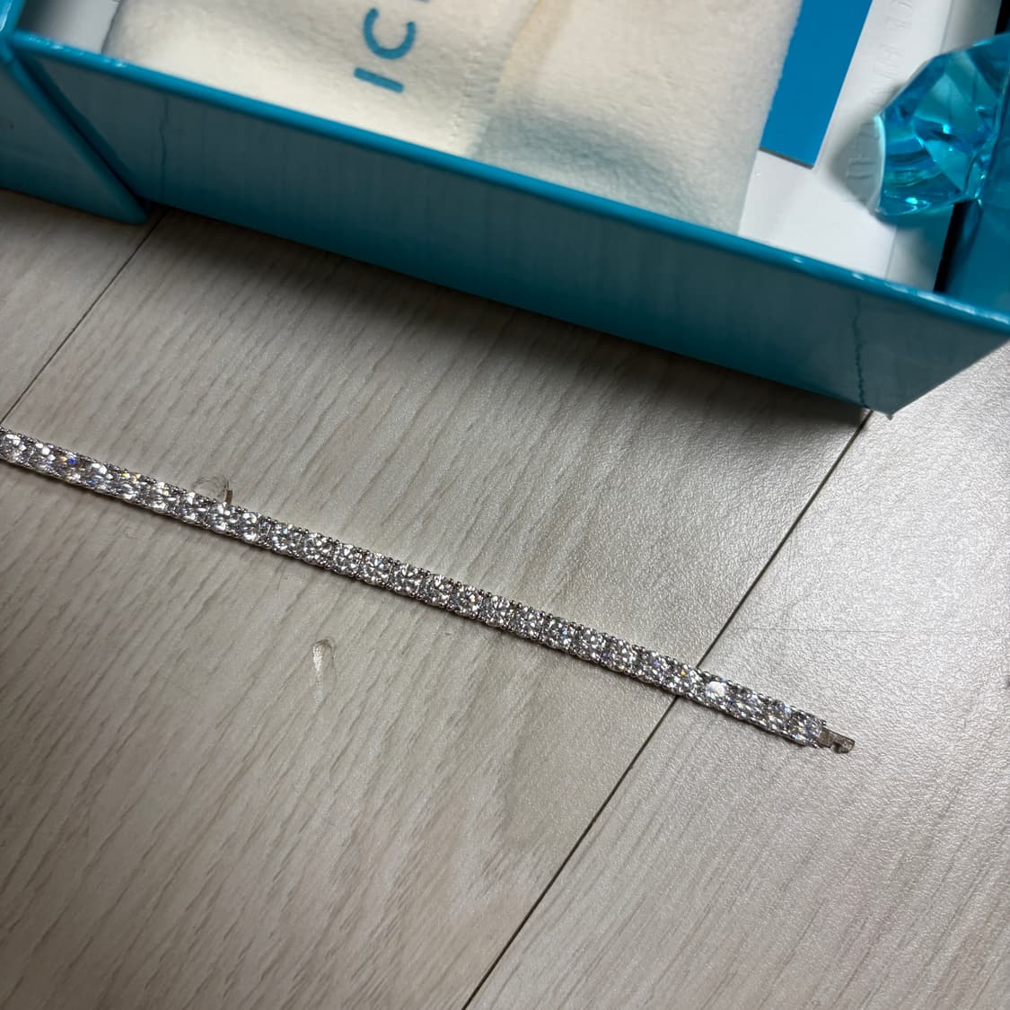 아이스볼 아이스 테니스 팔찌 4mm M 18cm 남성용 상품이미지2