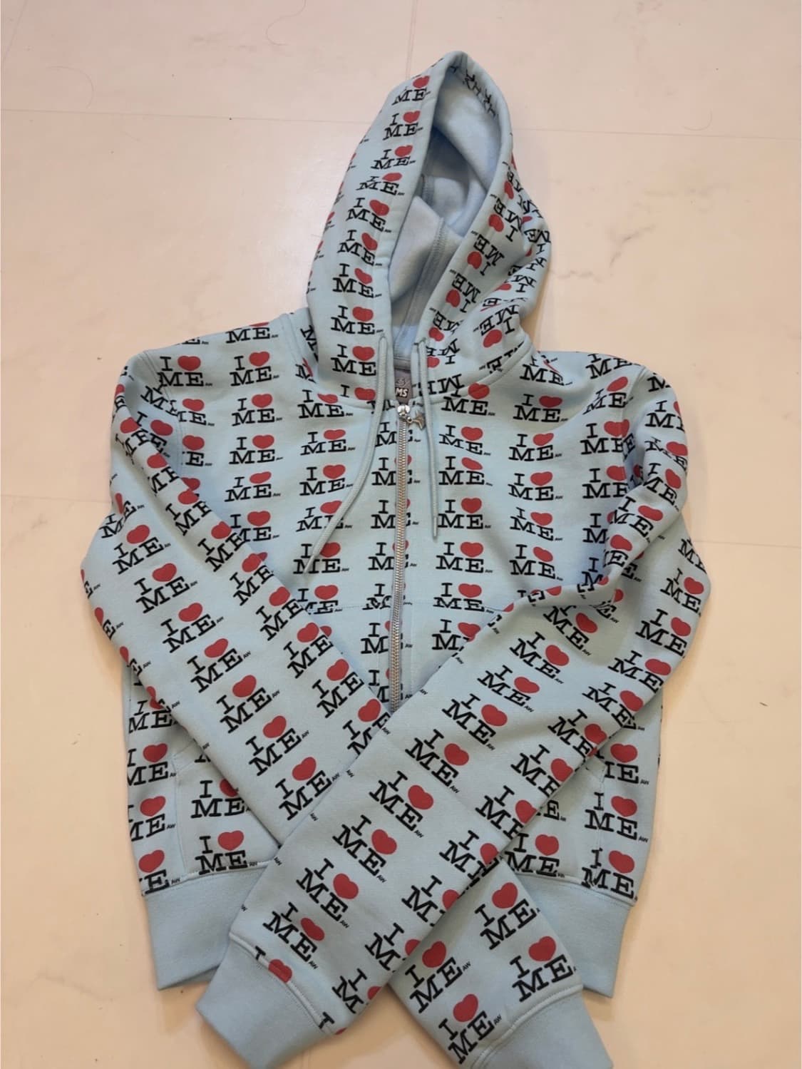 애슐리윌리엄스 크롭 후드집업 상품이미지1