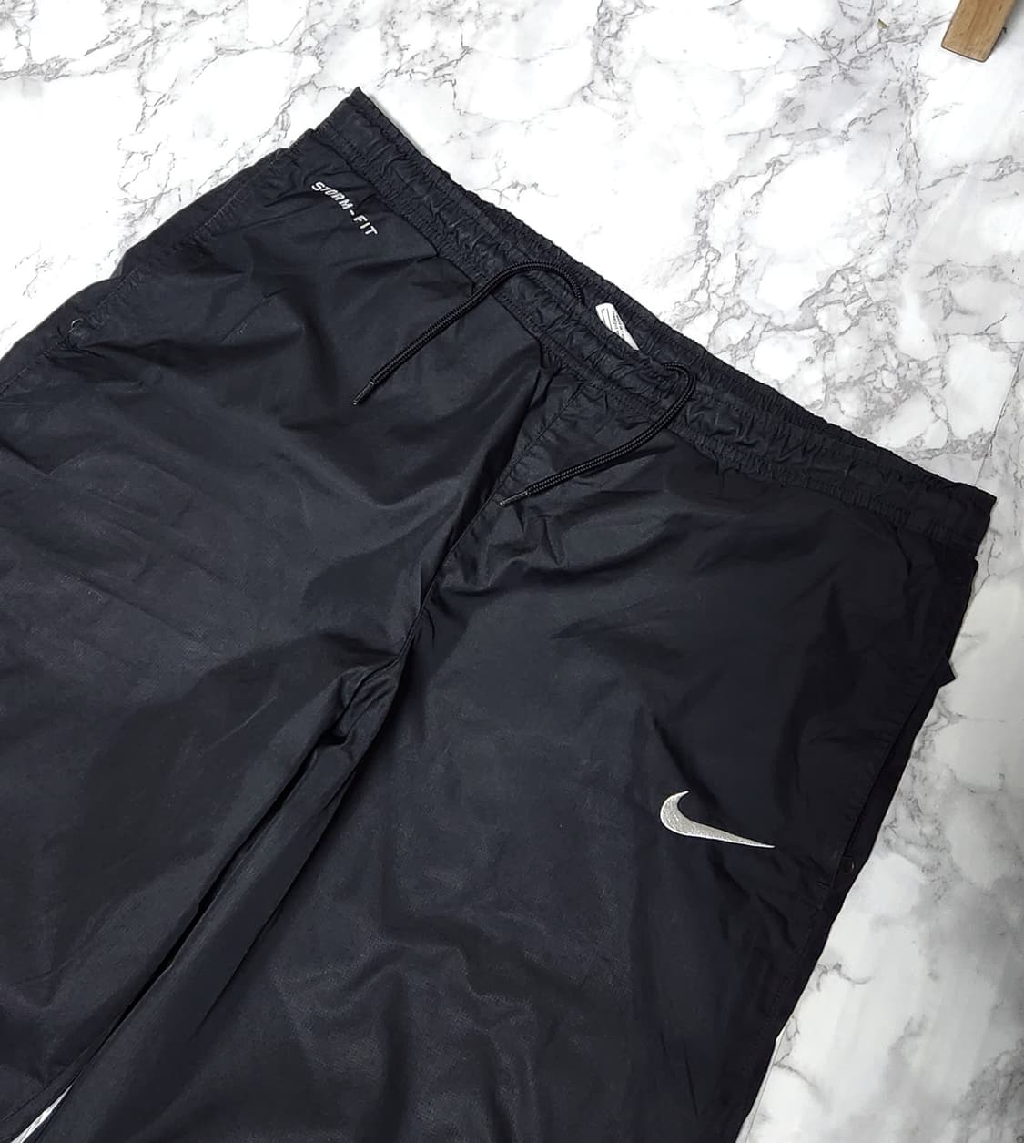 나이키 블랙 트랙팬츠 바람막이 와이드 바지 상품이미지5