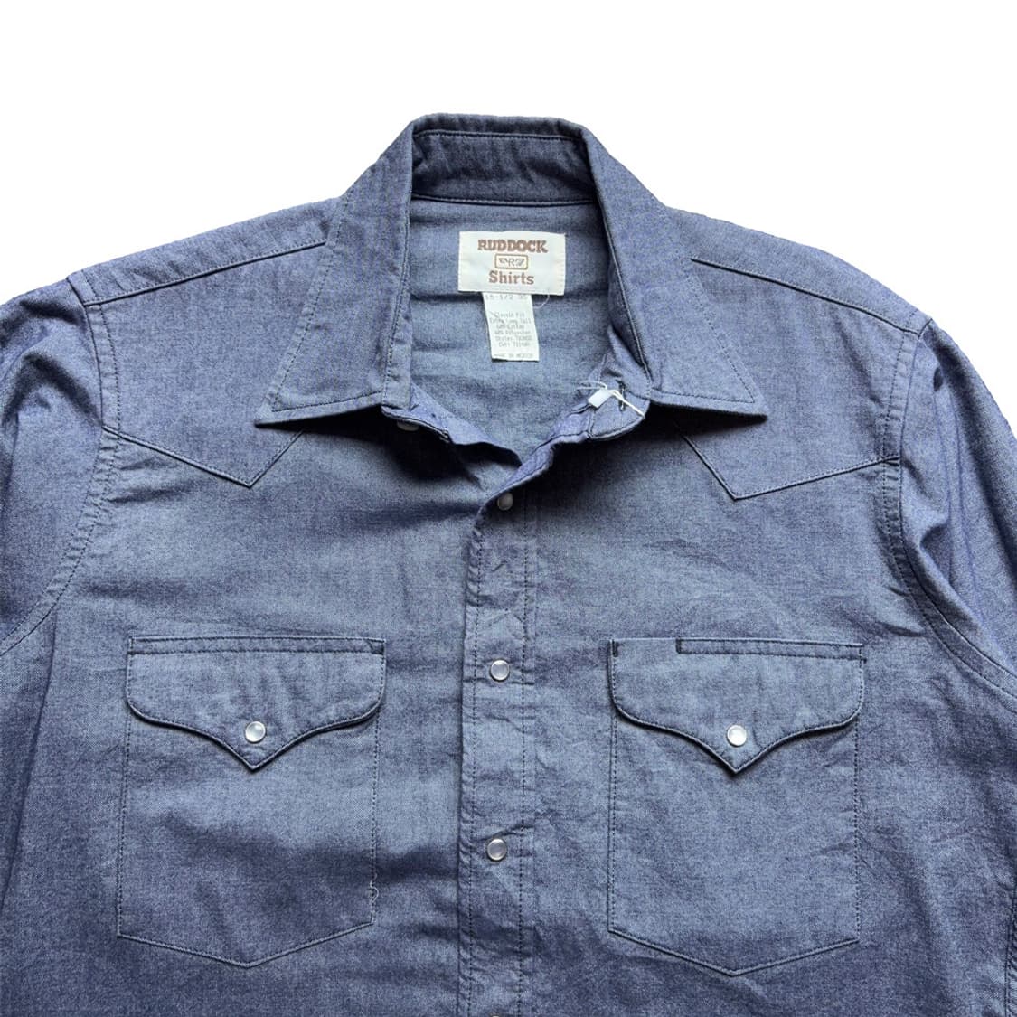 Ruddock Chambray Western Snap Shirt 상품이미지3