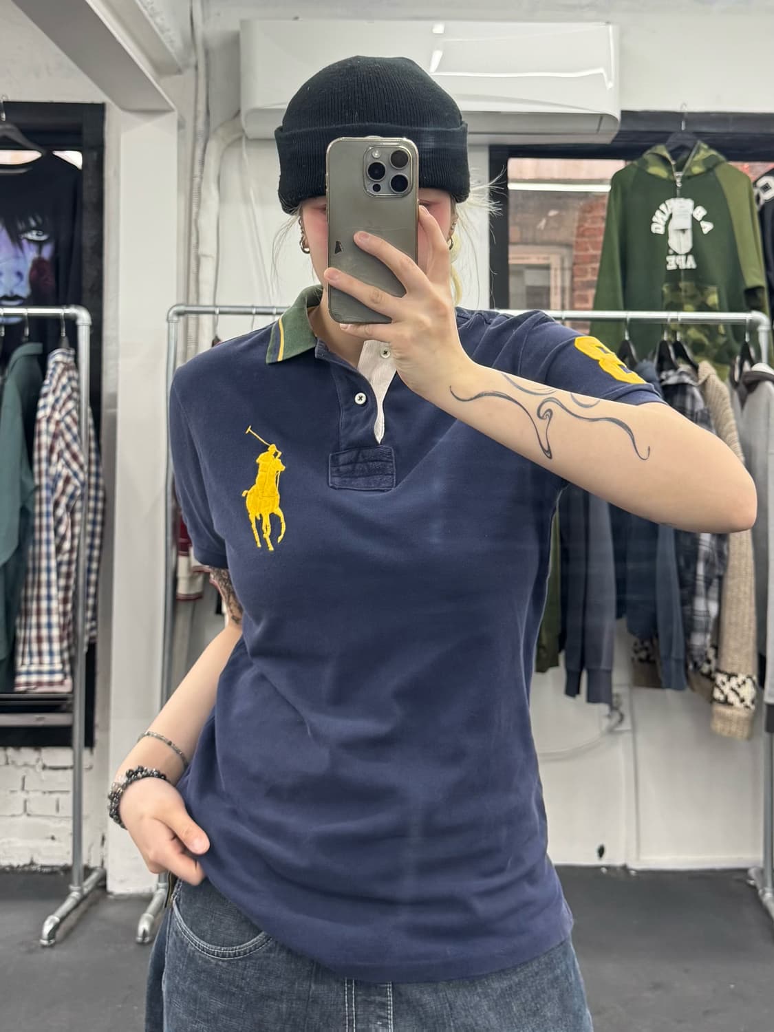 폴로 랄프로렌 옐로우 빅포니 티셔츠 상품이미지1