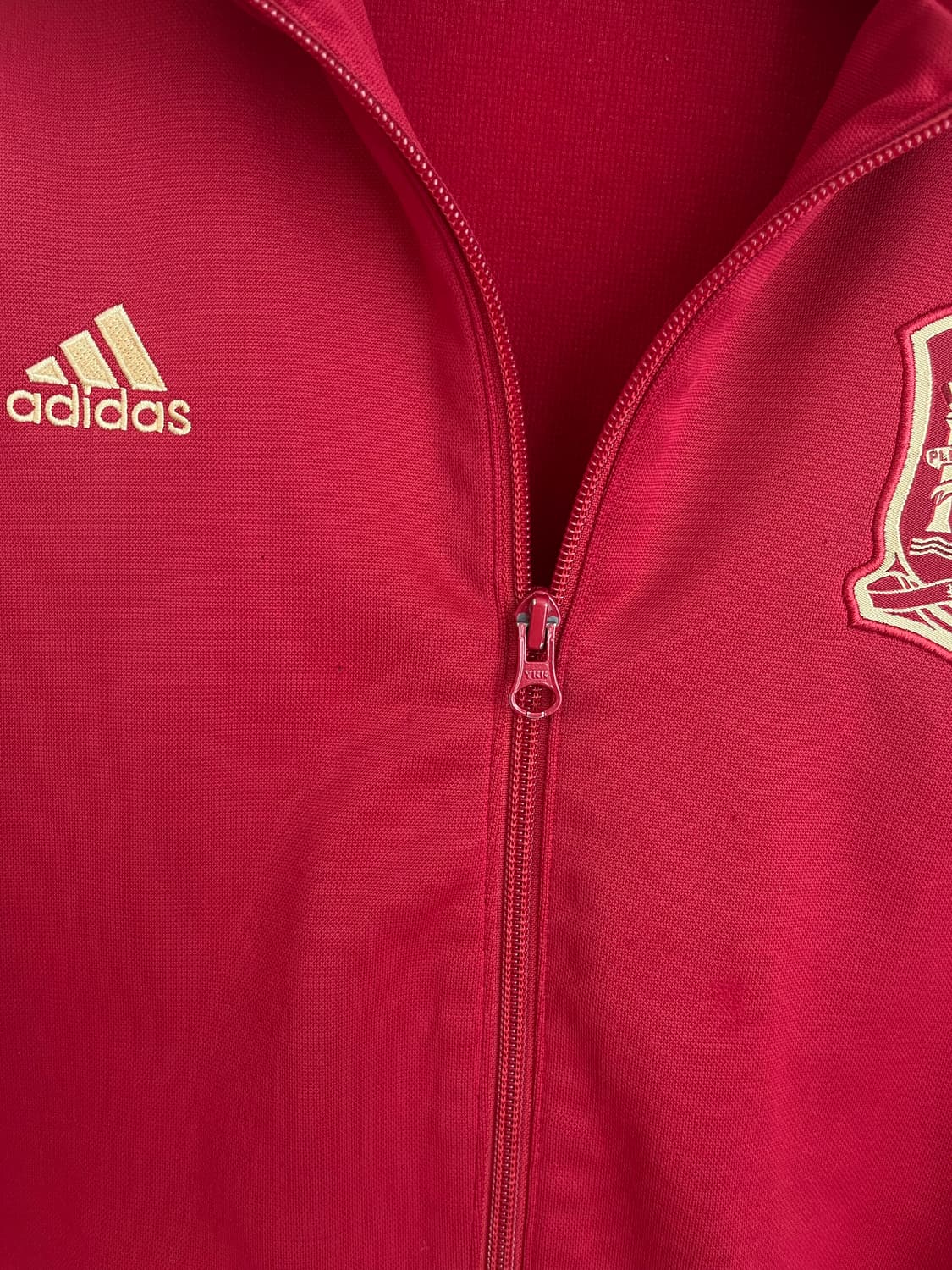 [110] 아디다스 스페인 국대 버건디,골드라인 축구 져지  상품이미지8