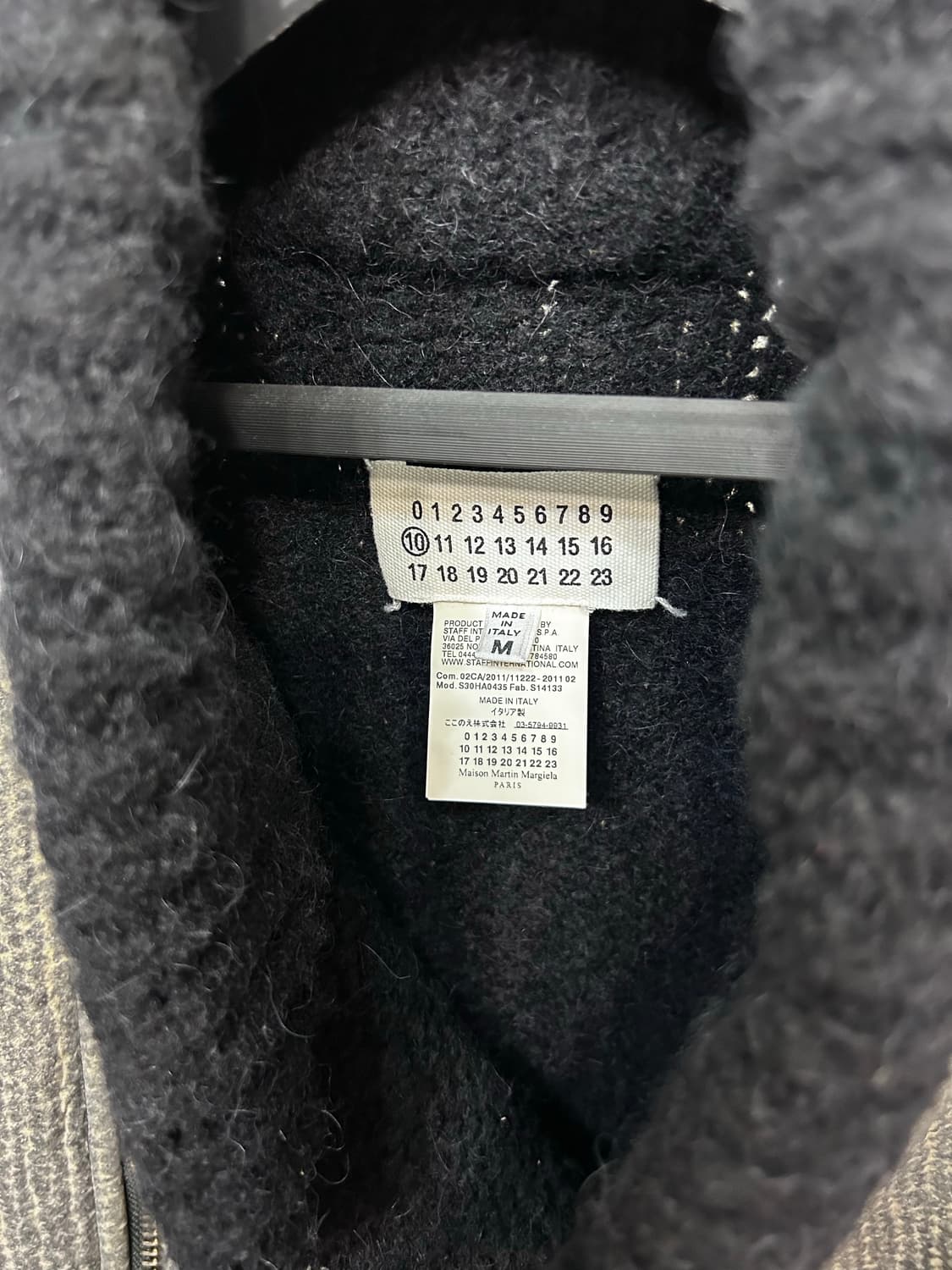 마르지엘라 니트 코팅 무스탕 상품이미지3