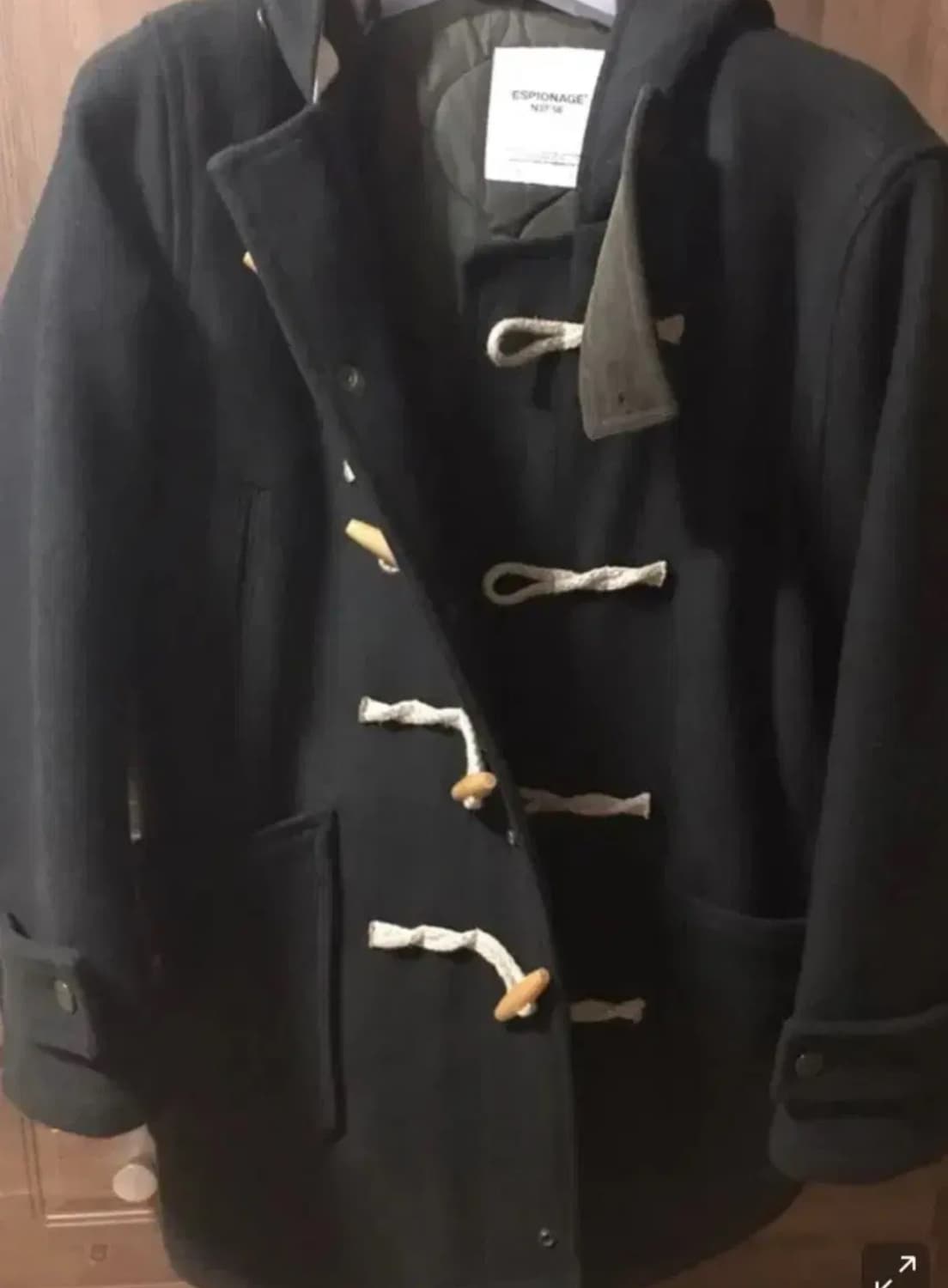 에스피오나지 더플 떡볶이 코트 다크 그린 s 상품이미지2