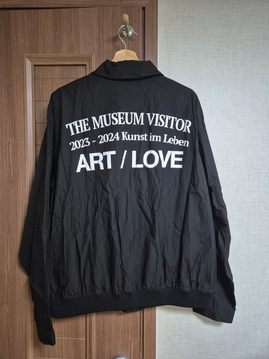 Love curved zipper windbreaker black 2XL 상품이미지5