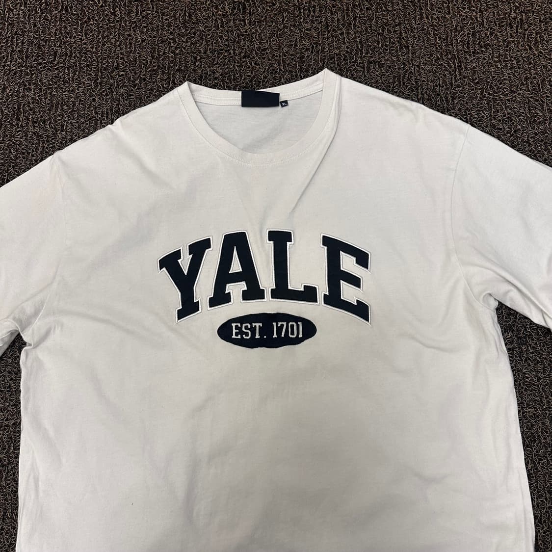 YALE 예일 반팔티셔츠 화이트 XL 상품이미지2