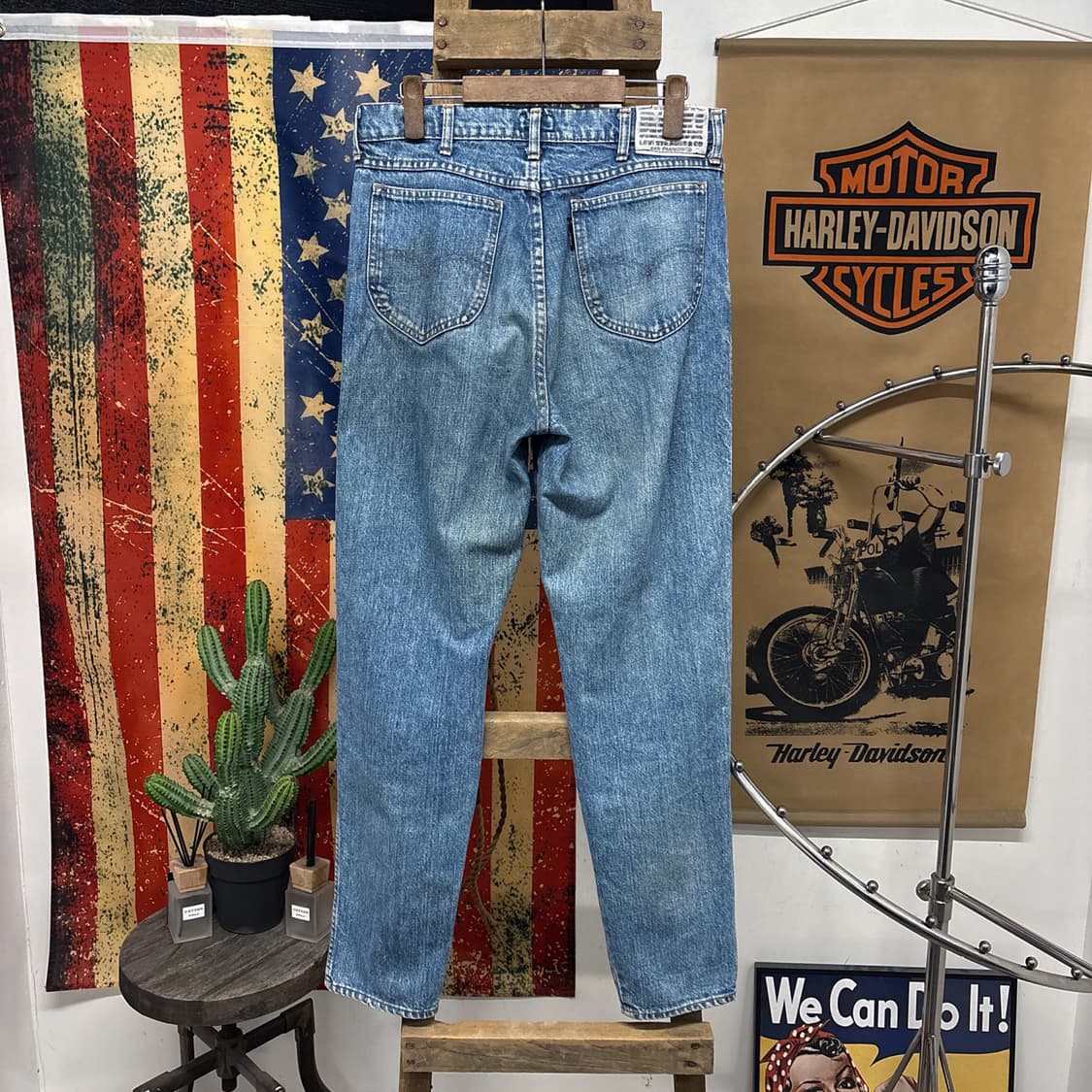 90s 리바이스 실버탭 루즈 스트레이트 데님팬츠 N1191   상품이미지2