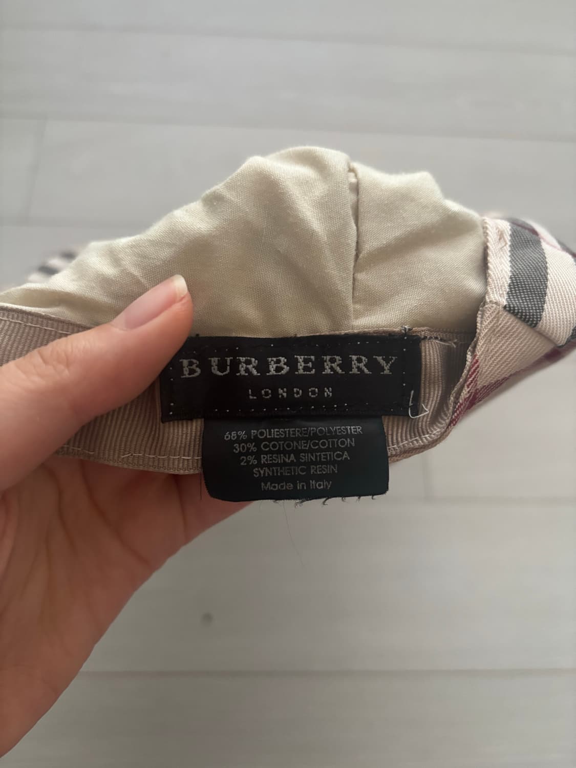 [Burberry] 버버리 vintage 클래식체크 헌팅캡 상품이미지3