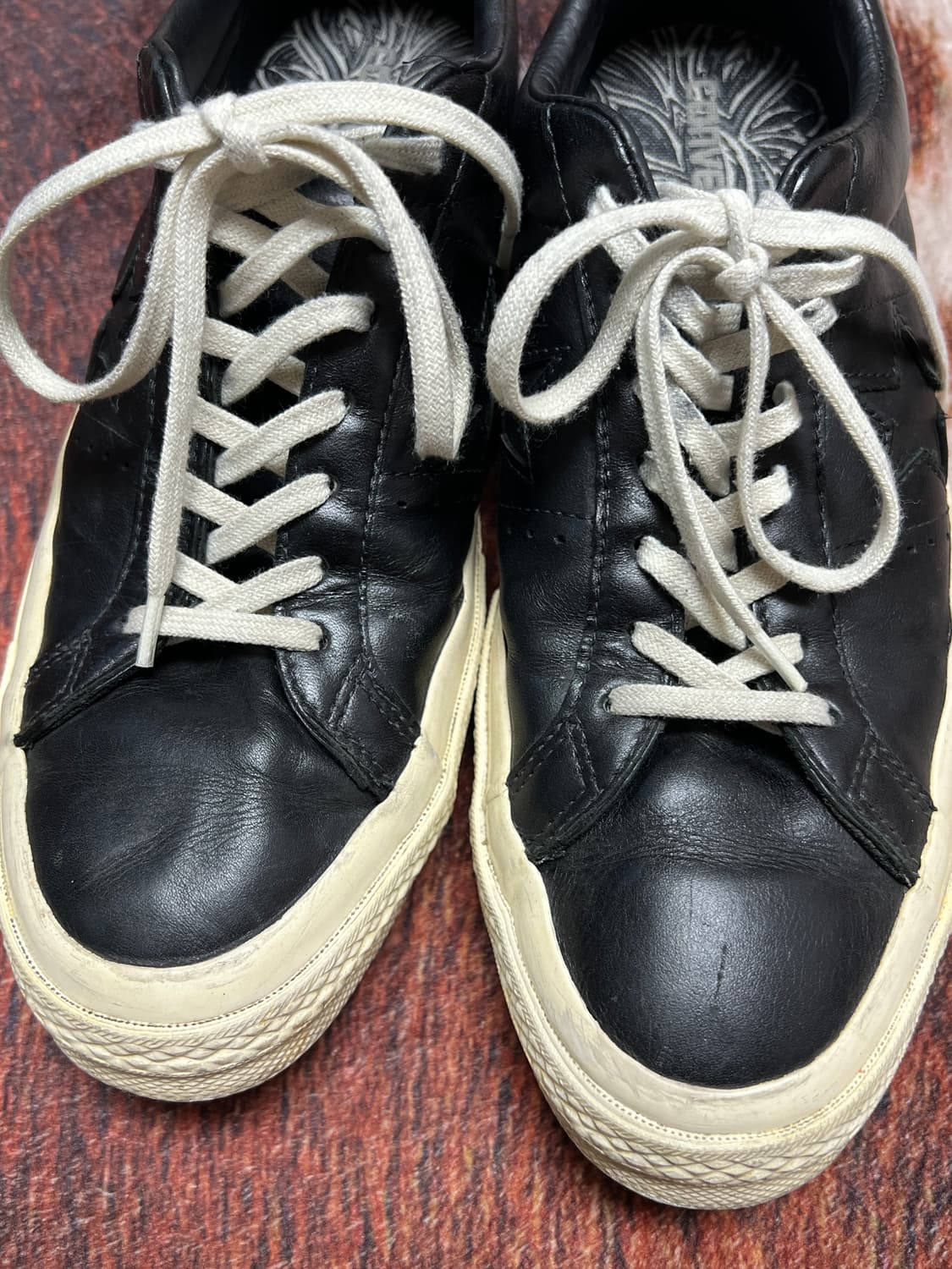 [280] Converse 컨버스 원스타 레더 블랙 상품이미지4