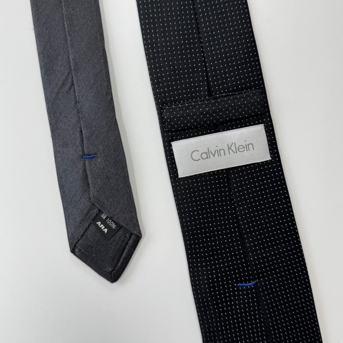 CK 캘빈클라인 명품 정품 블랙넥타이 7.1cm 상품이미지5