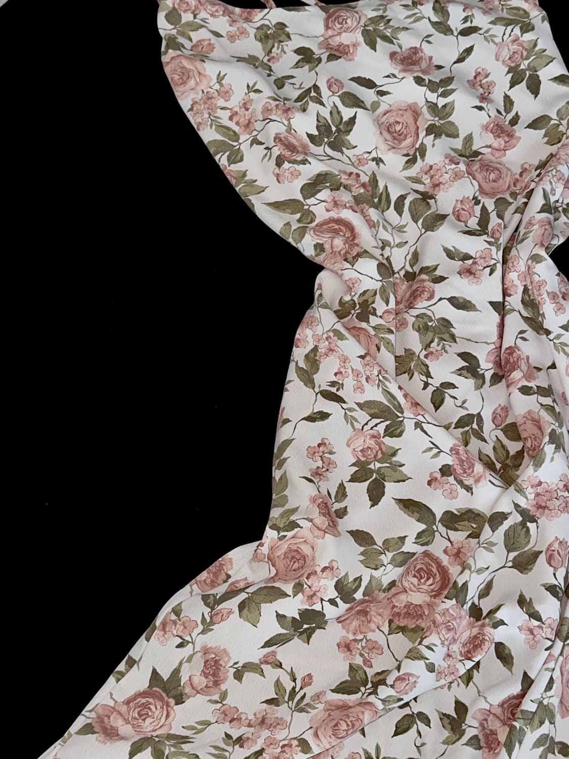 빈티지 플라워 언발 원피스 상품이미지2