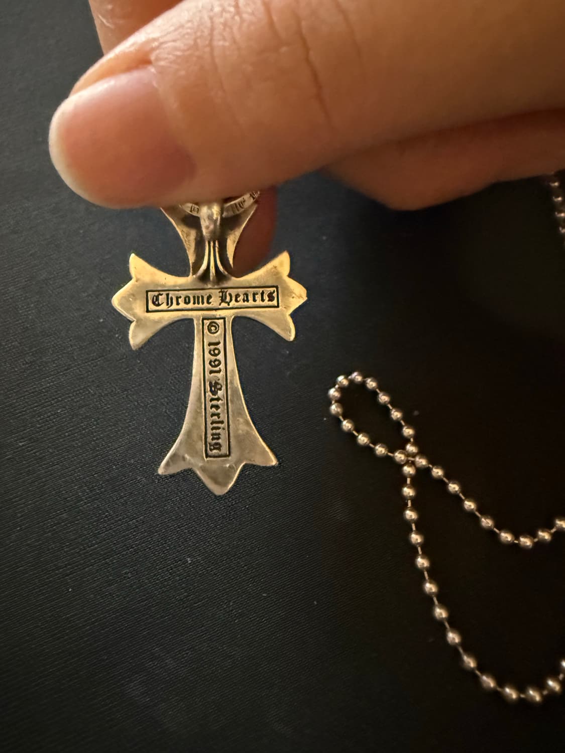 크롬하츠 스몰크로스 위드 베일 상품이미지2