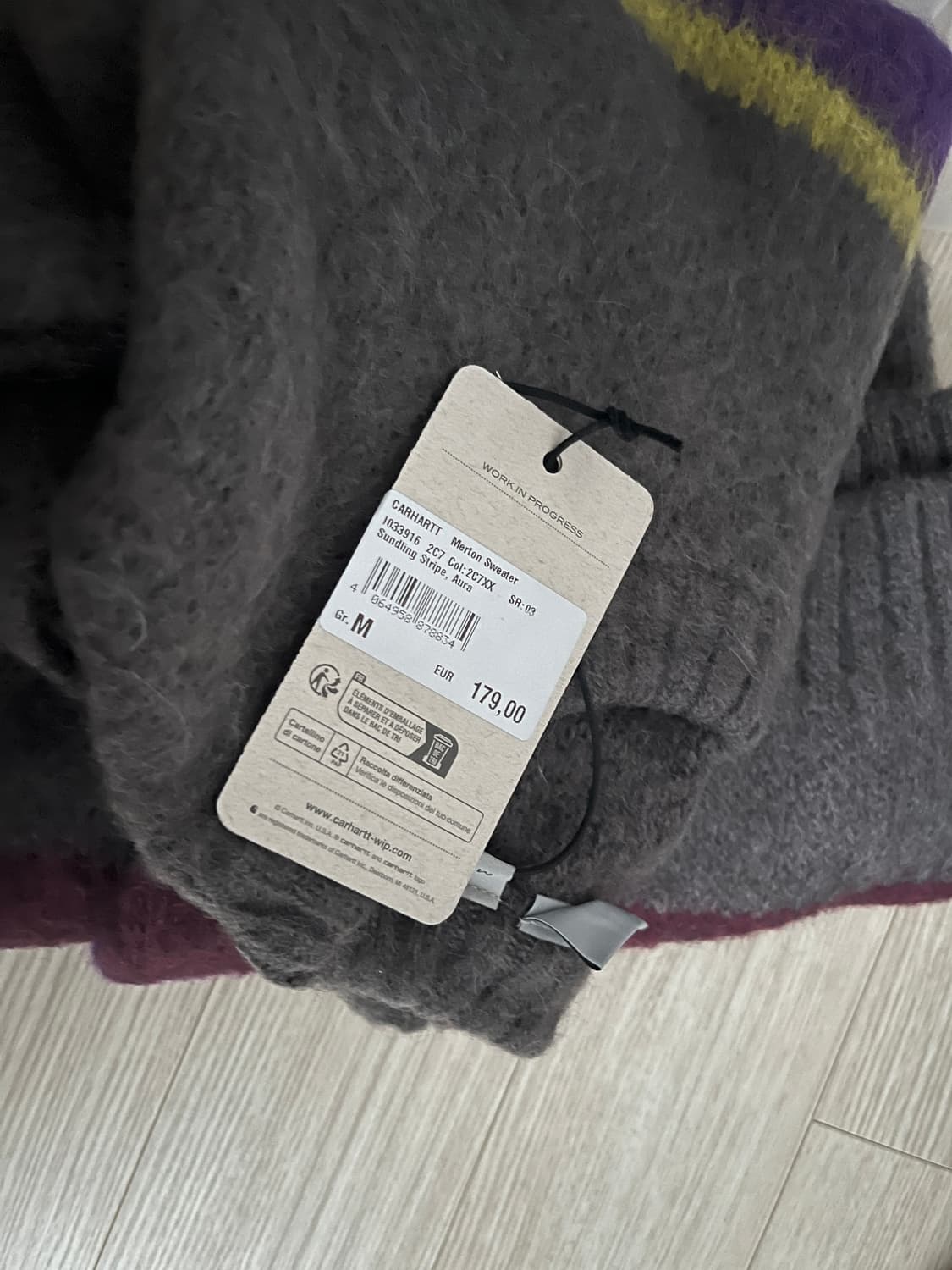 Carhartt WIP MERTON sweater 칼하트모헤어스웨터 상품이미지7