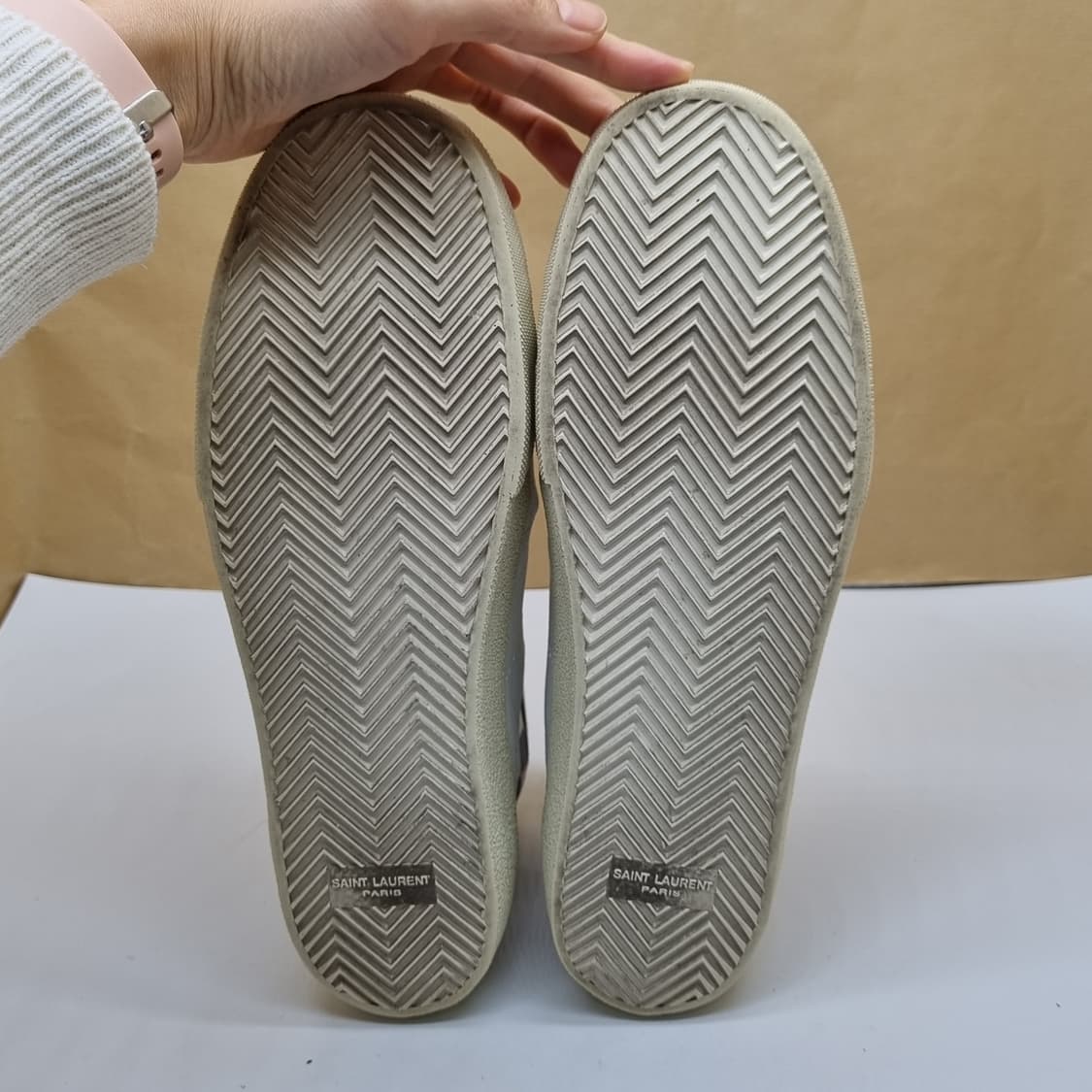 생로랑 체크 남성하이탑280 상품이미지3