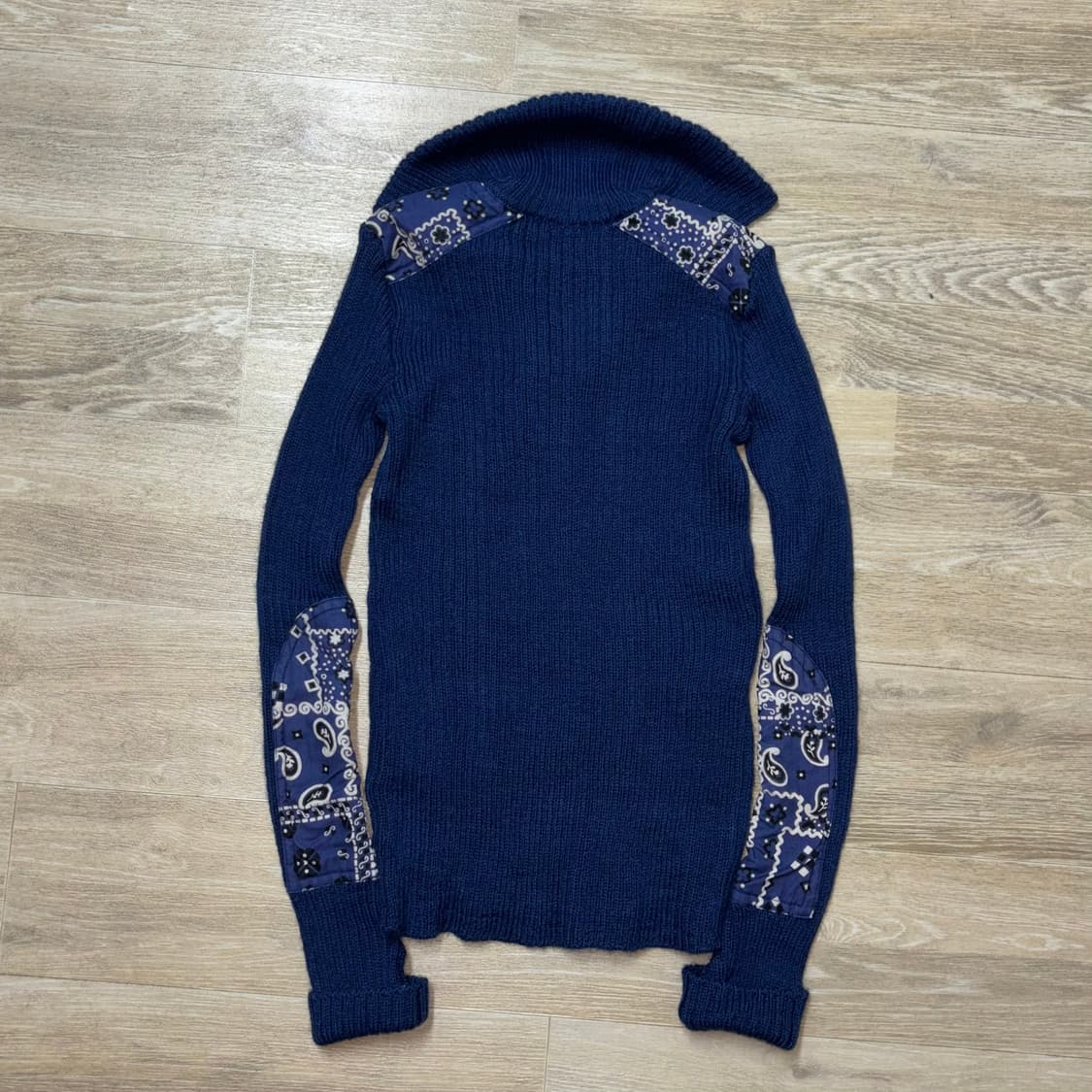 Hysteric glamour H.G.ARMY 페이즐리 코만도 스웨터 상품이미지5