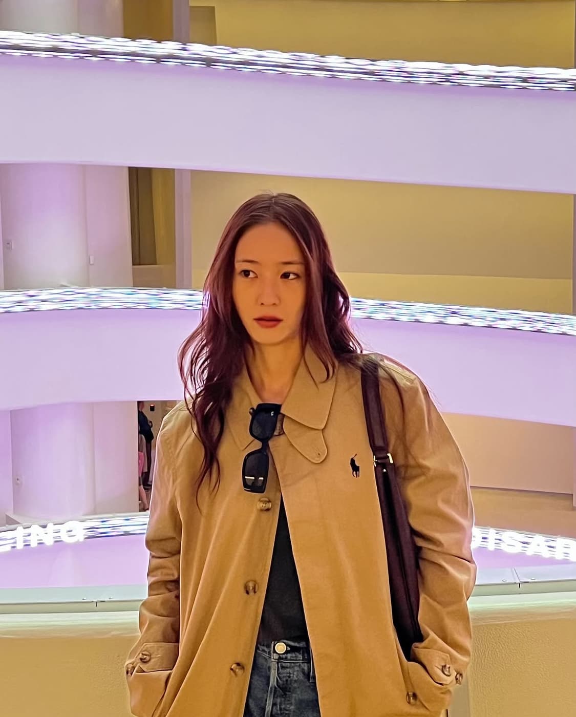 폴로 트윌 워킹코트 트렌치코트 네이비 s 상품이미지1