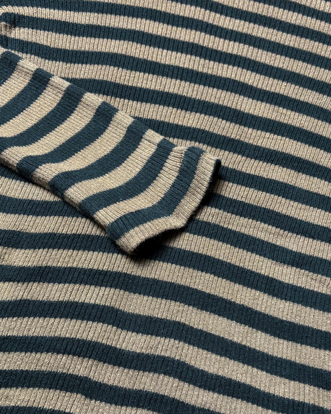일본빈티지 스트라이프 터틀넥 긴팔티 상품이미지3