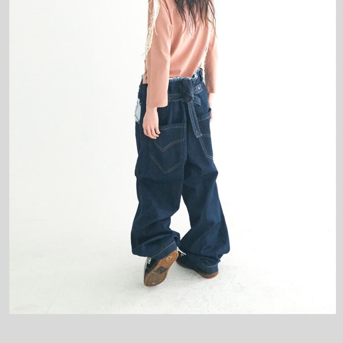 샵페어리 cut-off denim maxi pants 상품이미지3