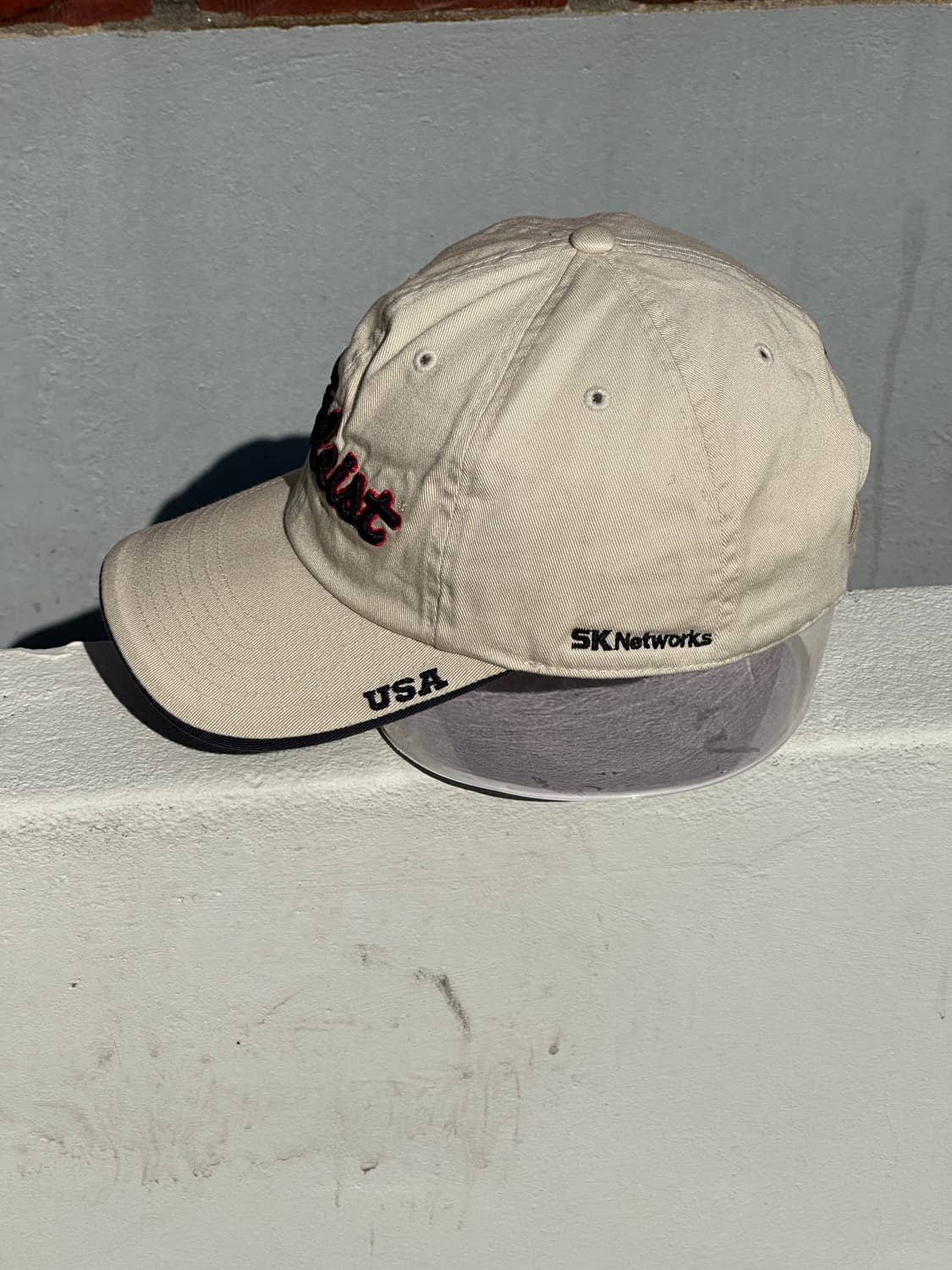 [F] 타이틀리스트 로고 베이지 볼캡 모자 상품이미지3