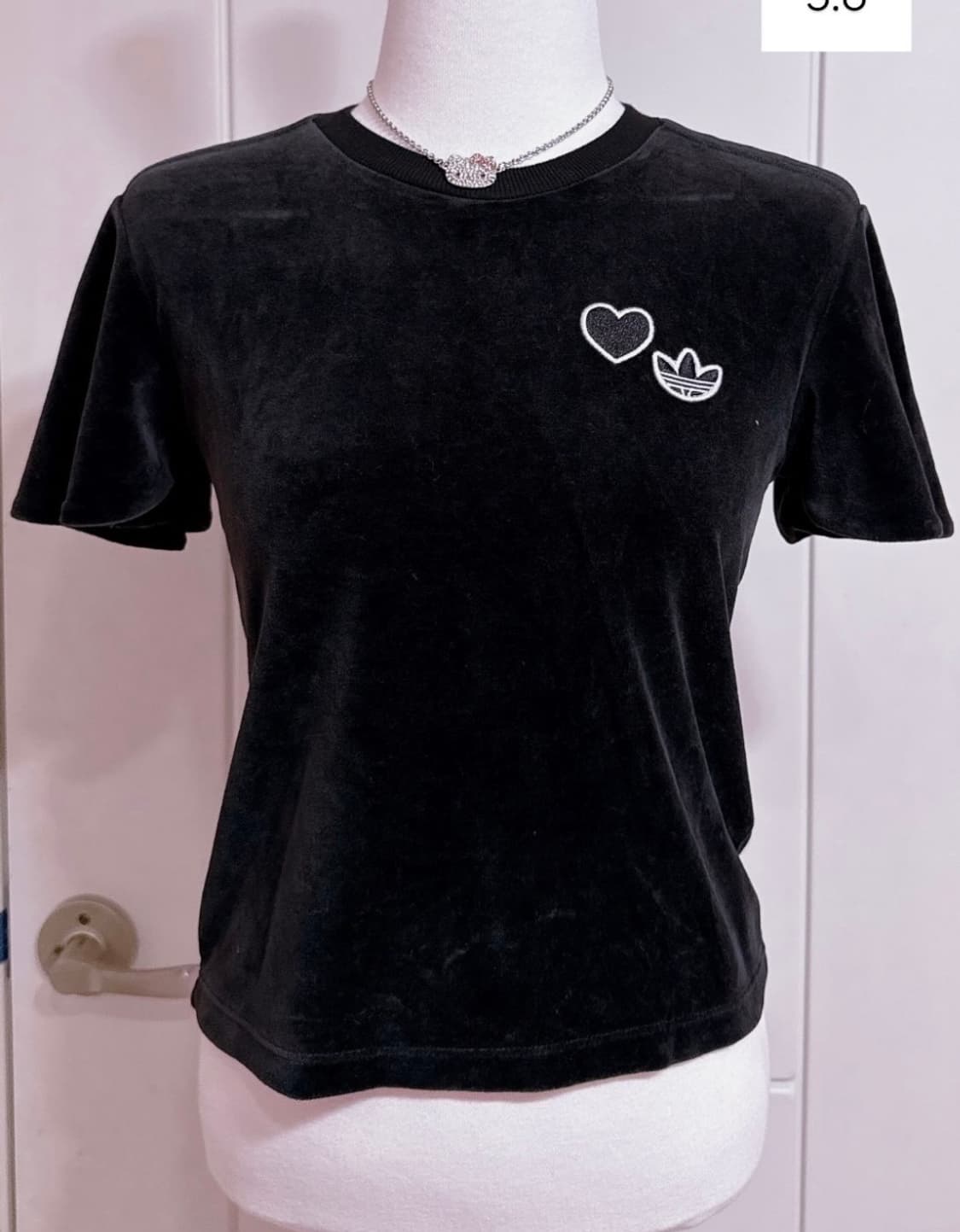 아디다스 벨벳 반팔(네고 가능) 상품이미지1